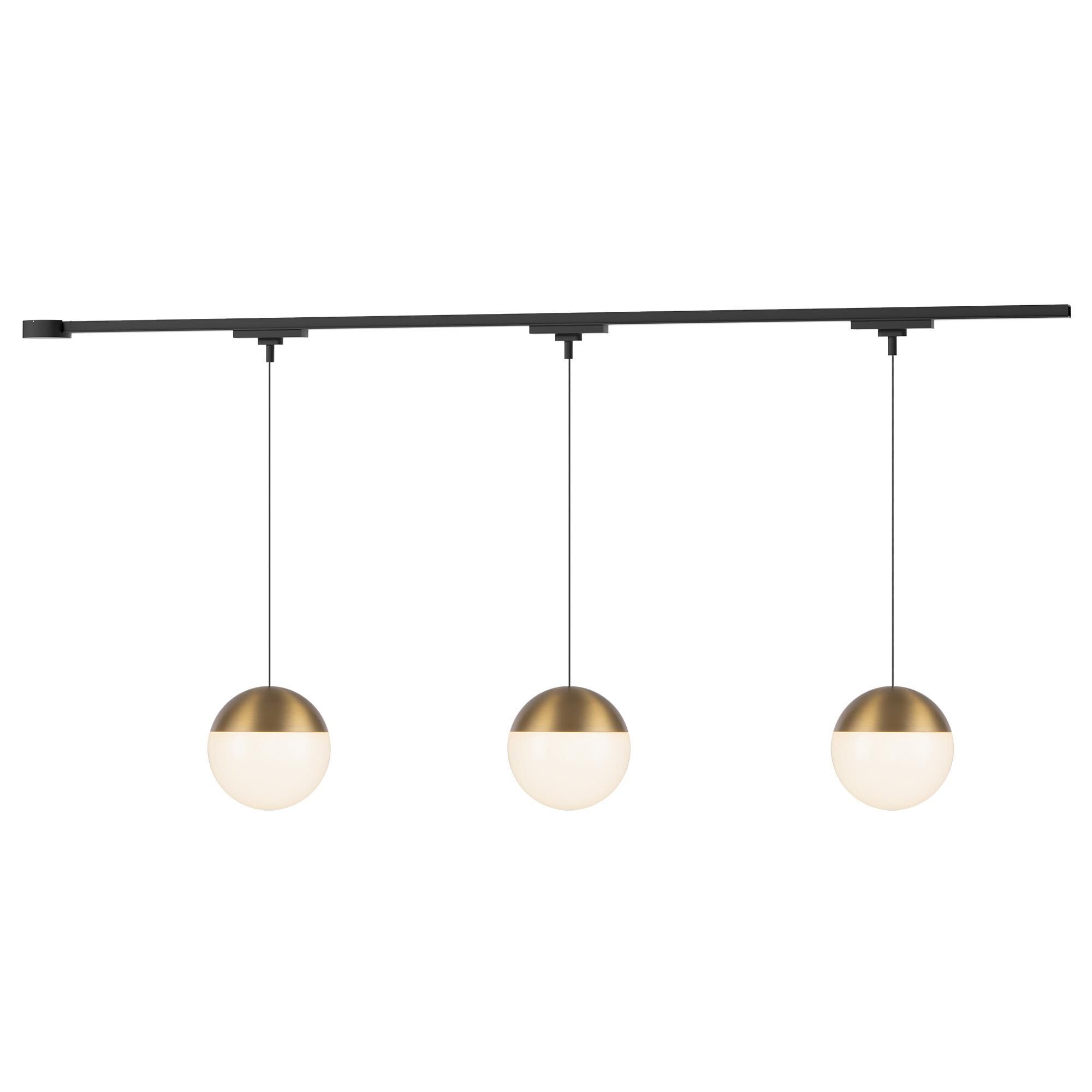 Shown in Brushed Gold finish and Frosted Acrylic Diffuser glass