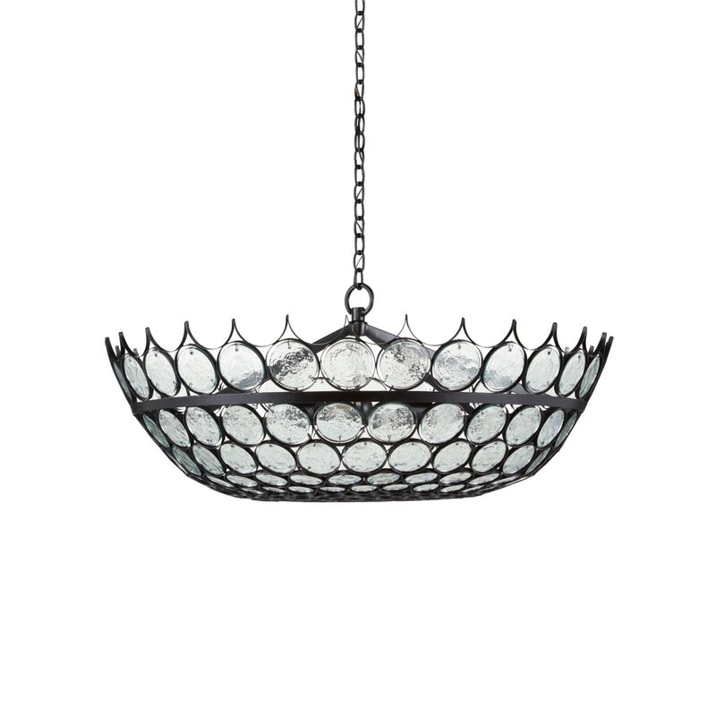 Bunny Williams Augustus 38 Inch 3 Light Chandelier by Currey and Company