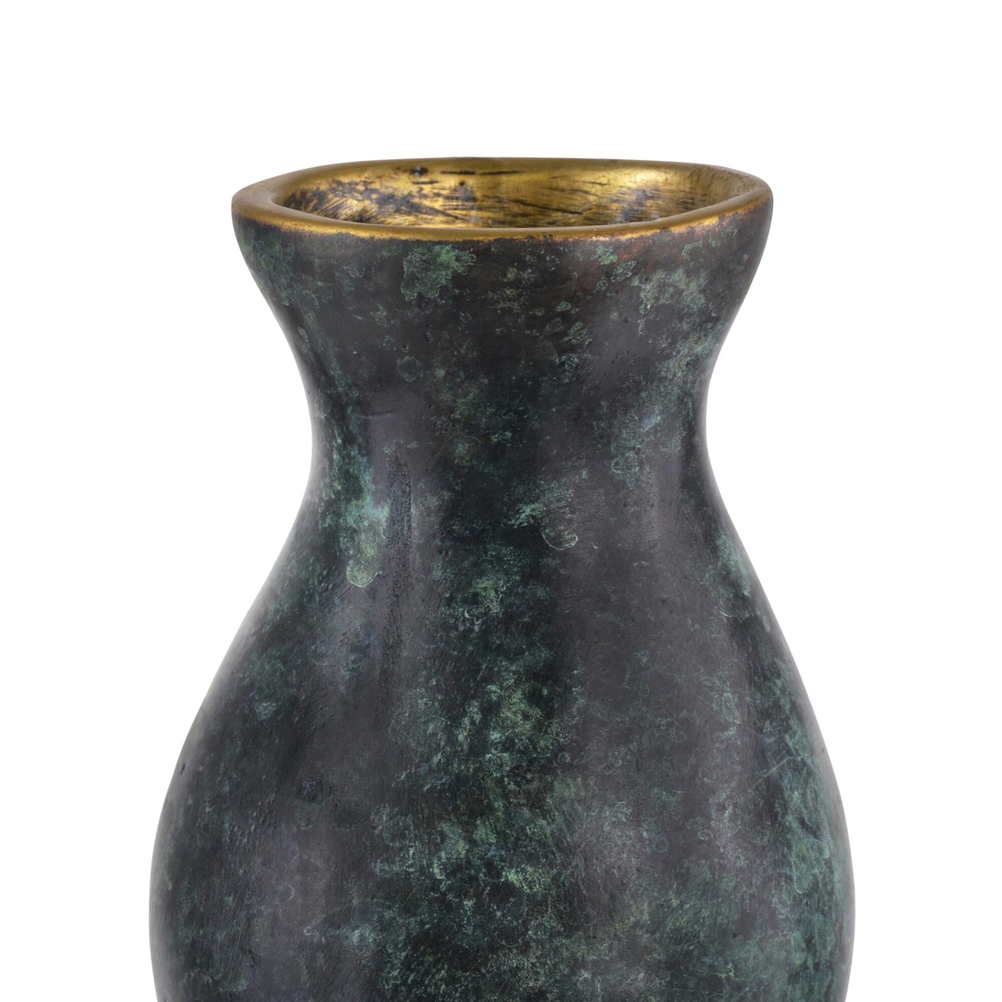 Shown in Jade Green and Gold finish