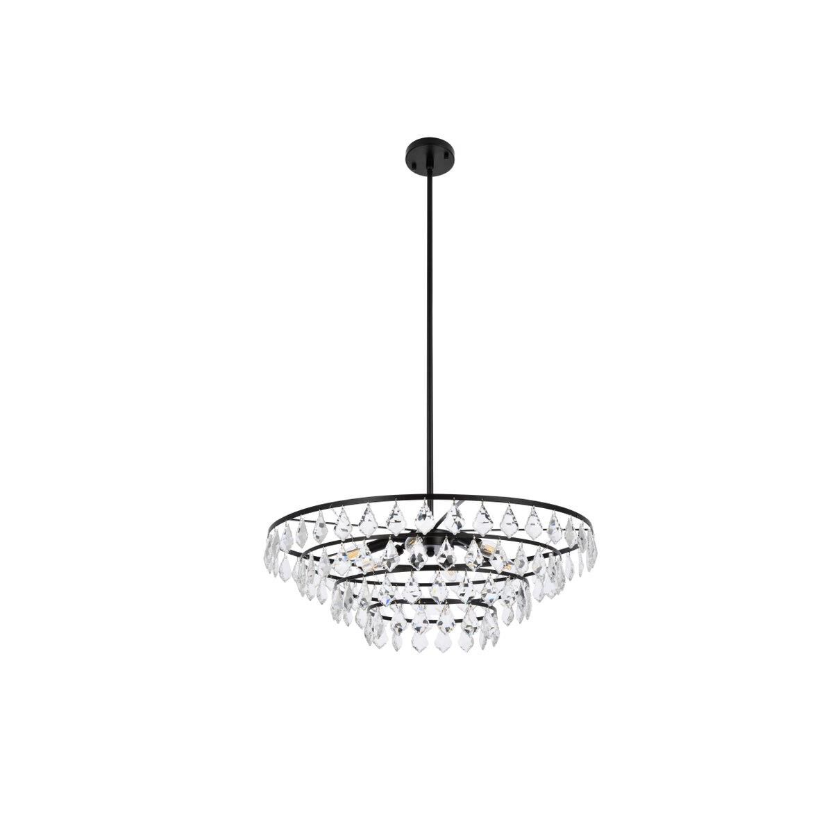 Ella 28 Inch Large Pendant by Elegant Lighting