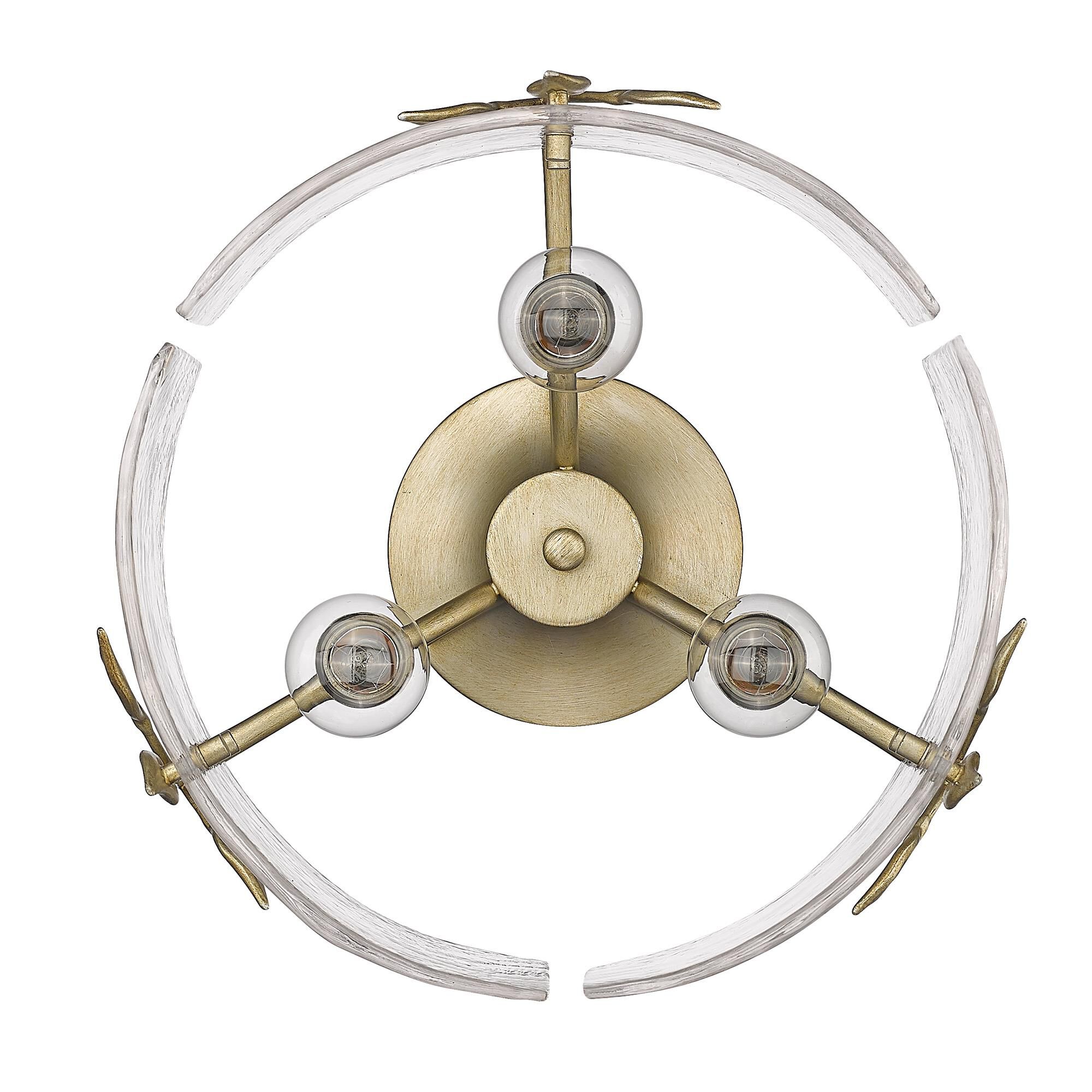 Calla 12 Inch Semi Flush Mount by Golden Lighting