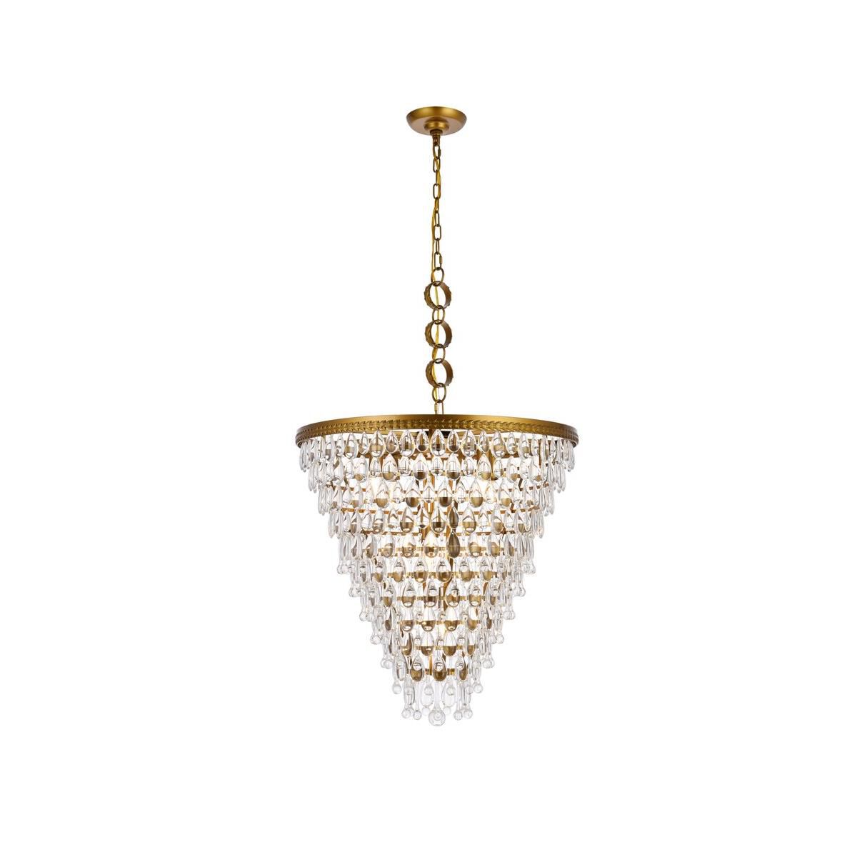 Nordic 24 Inch 7 Light Chandelier by Elegant Lighting
