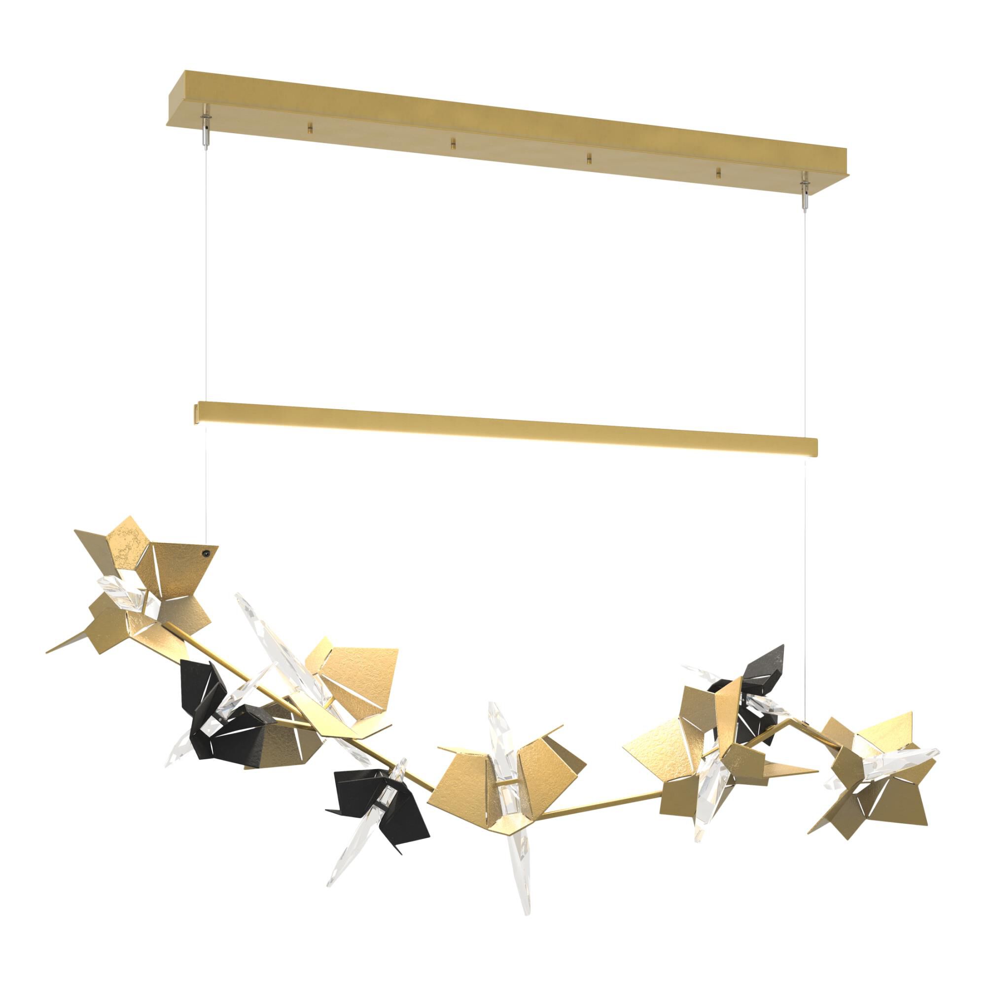 Shown in Modern Brass finish and Black (10) accent