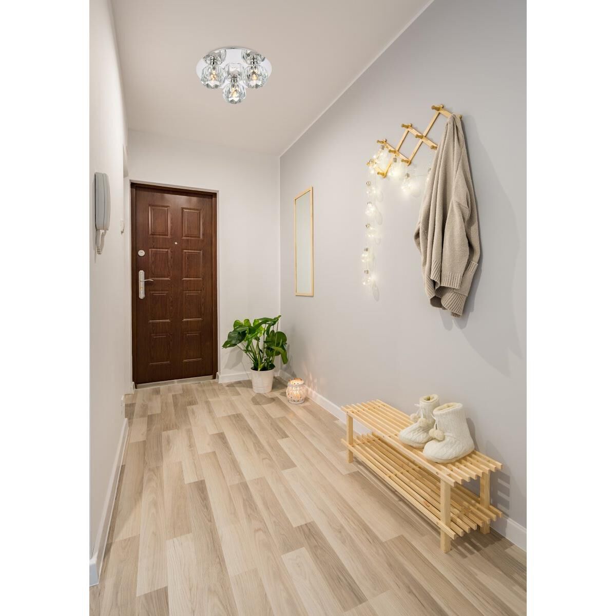 Graham 12 Inch 3 Light LED Flush Mount by Elegant Lighting