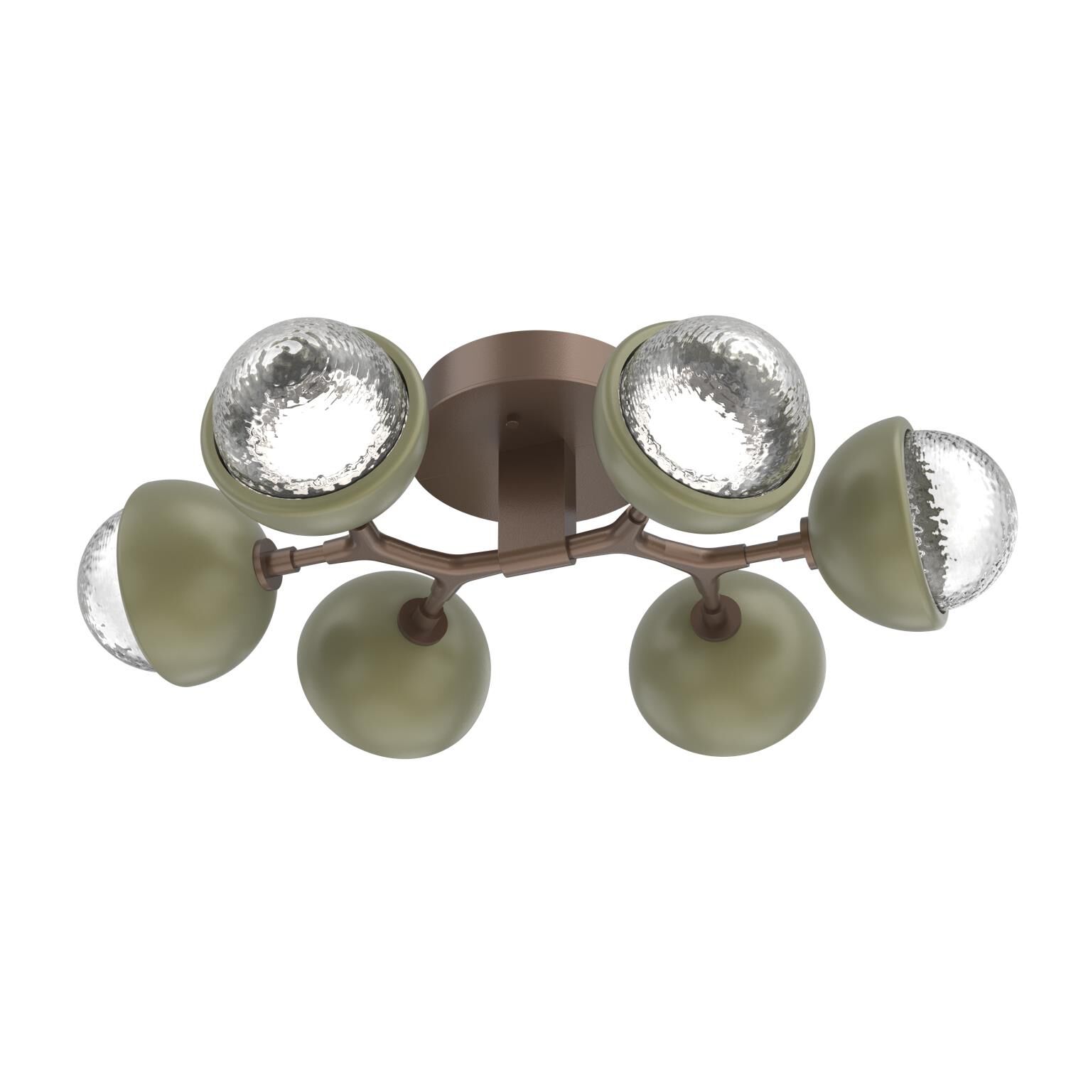 Levi Wilson Cabochon 27 Inch Flush Mount by Hammerton Studio