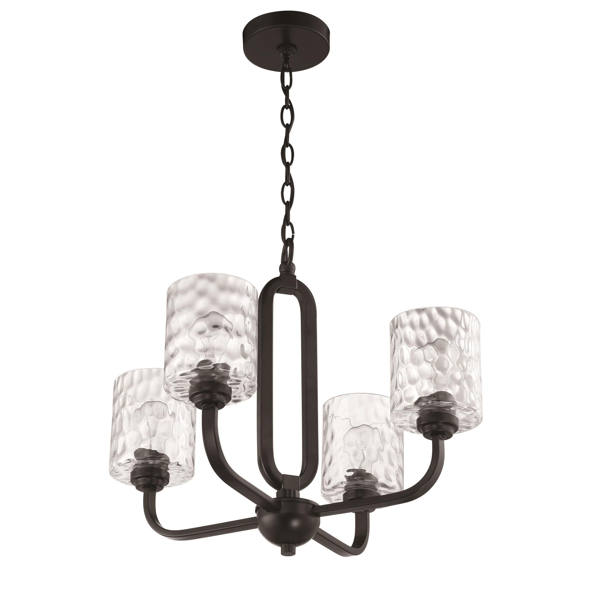 Collins 23 Inch 4 Light Chandelier by Craftmade