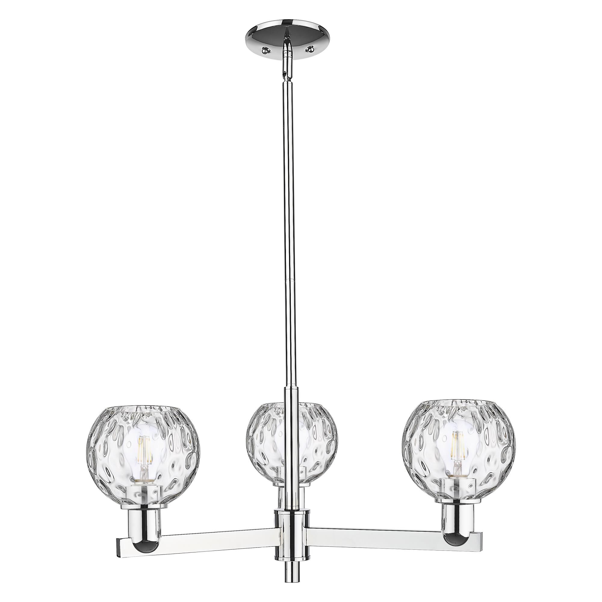 Shown in Polished Chrome finish and Clear Water glass