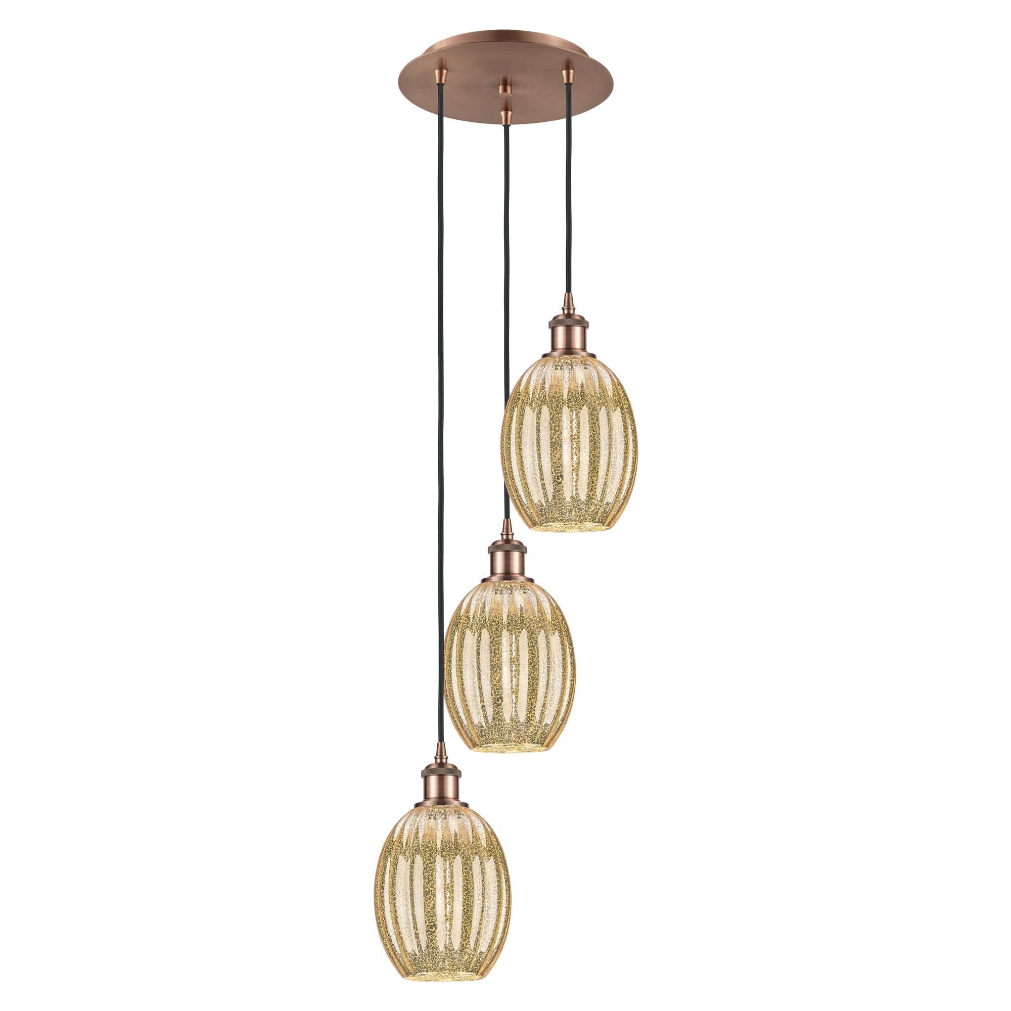 Shown in Antique Copper finish and Mercury glass