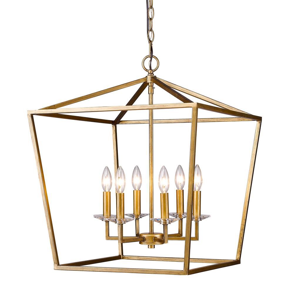 Shown in Antique Gold finish and -- glass and -- shade