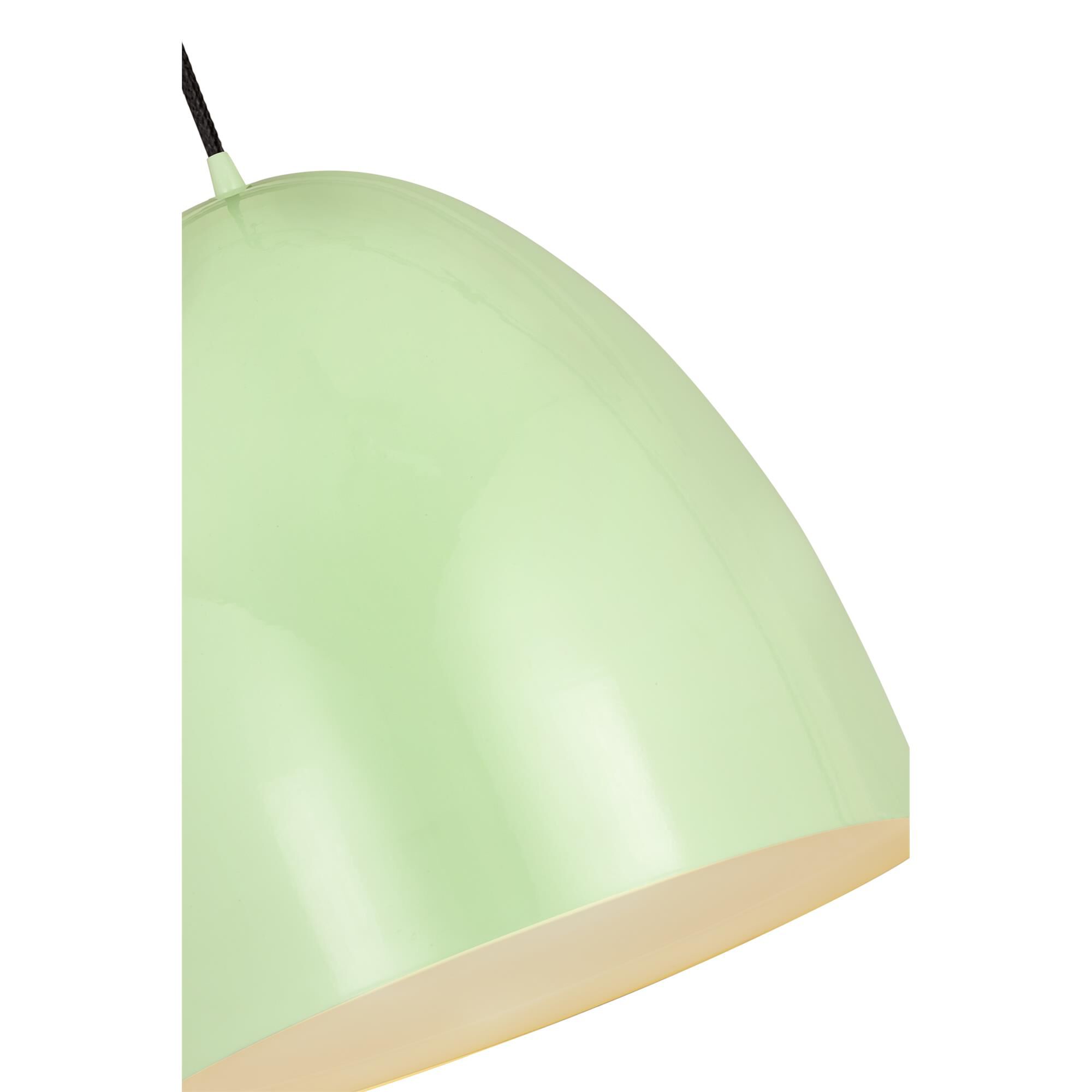 Shown in Mint finish and Iron glass and Iron shade