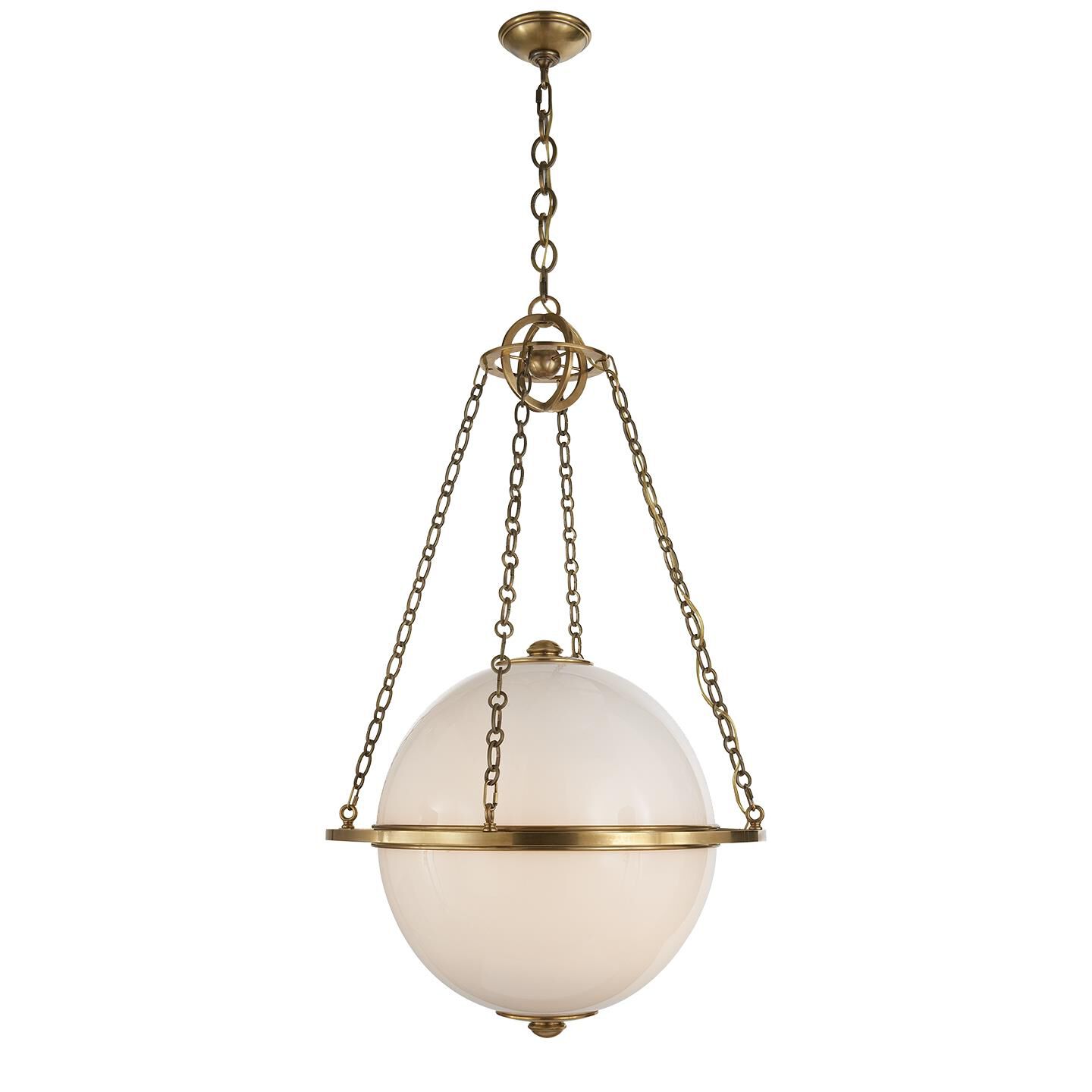 Chapman & Myers Modern Globe 24 Inch Large Pendant by Visual Comfort Signature Collection