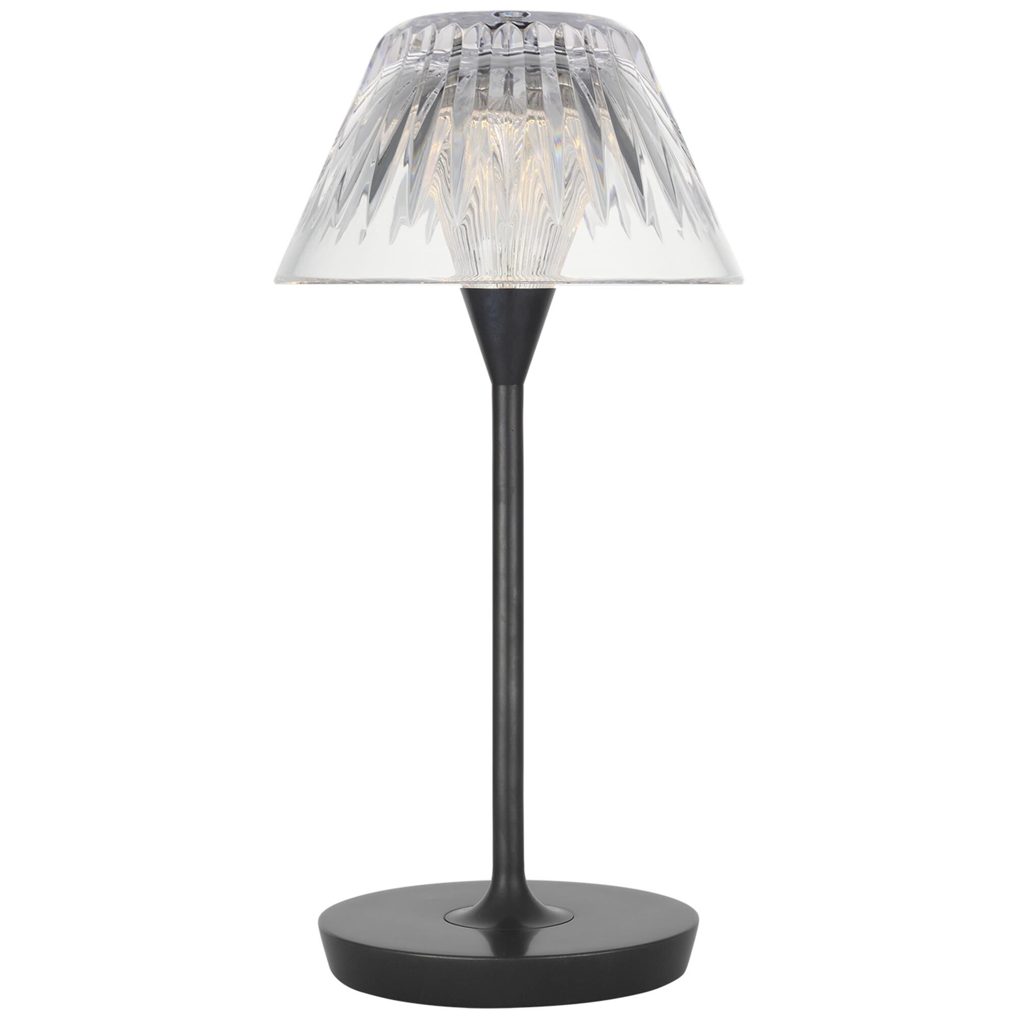 Shown in Bronze finish and Clear crystal