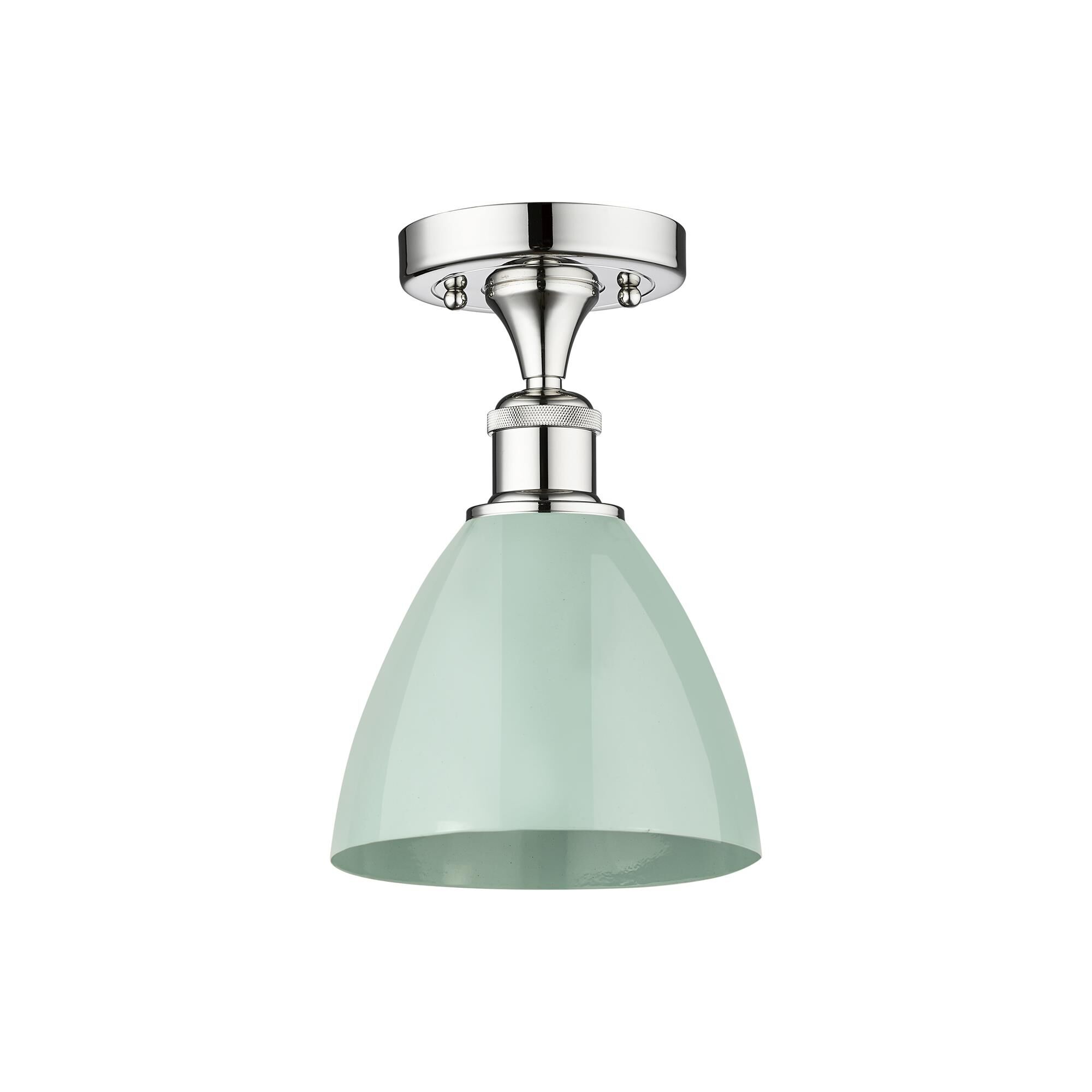 Shown in Polished Chrome finish and Seafoam shade