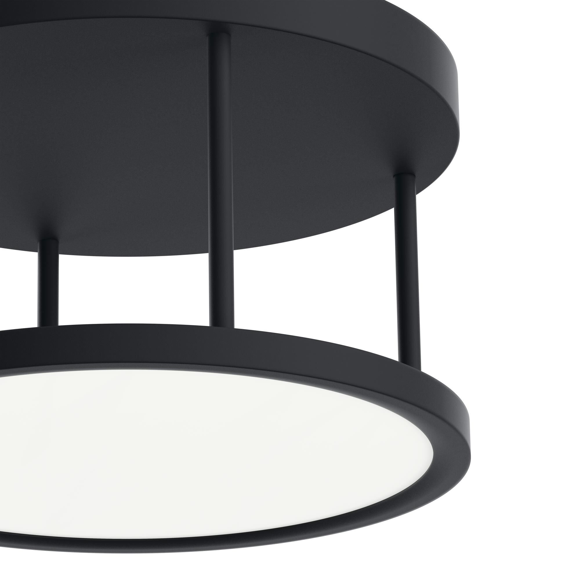 Lavi 15 Inch 1 Light LED Semi Flush Mount by Elan Lighting