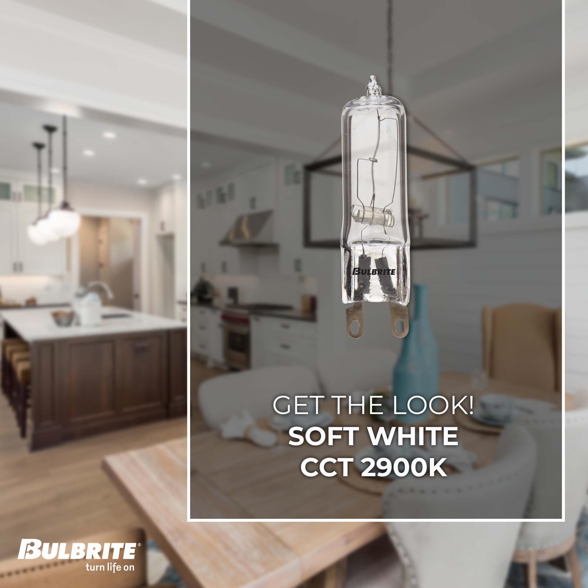 40 Watt 2900K T4 Halogen Light Bulb by Bulbrite