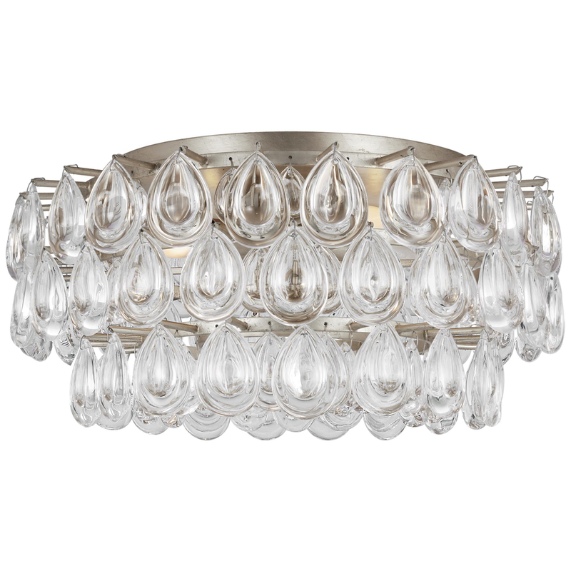 AERIN Liscia 19 Inch 4 Light Flush Mount by Visual Comfort Signature Collection