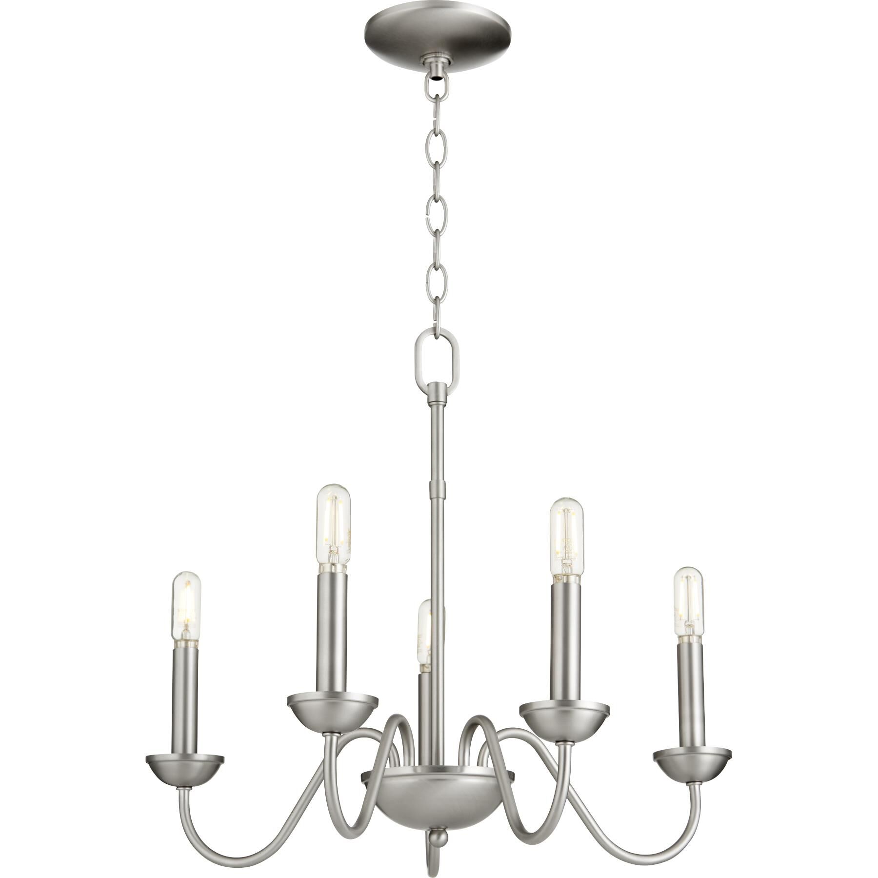 20 Inch 5 Light Mini Chandelier by Quorum International