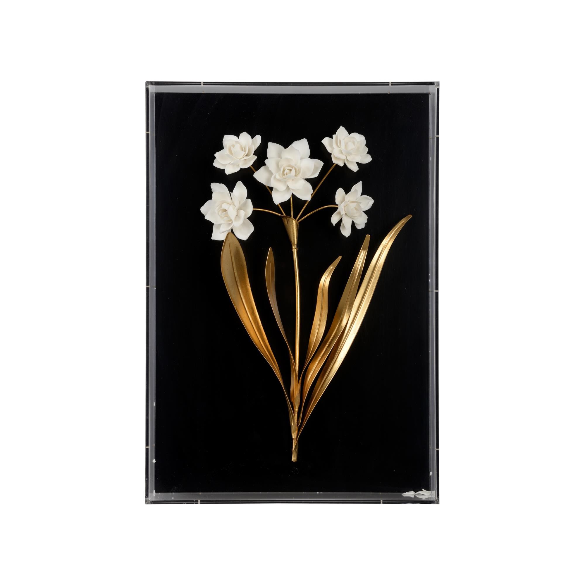 Bill Cain Porcelain Flower Alternative Wall Art by Chelsea House
