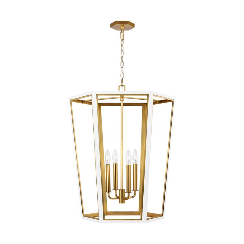 Alexa Hampton Curt 21 Inch 4 Light Mini Chandelier by Visual Comfort Studio Collection