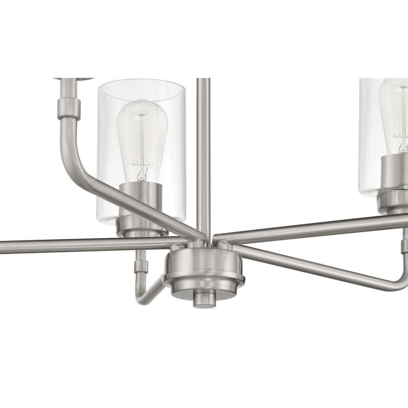 Stowe 23 Inch 5 Light Chandelier by Craftmade