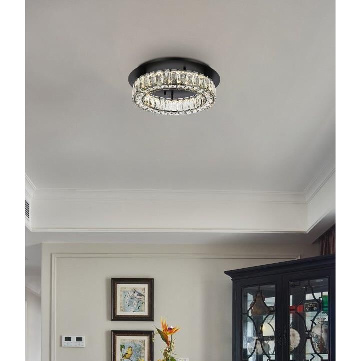 Monroe Semi Flush Mount by Elegant Lighting