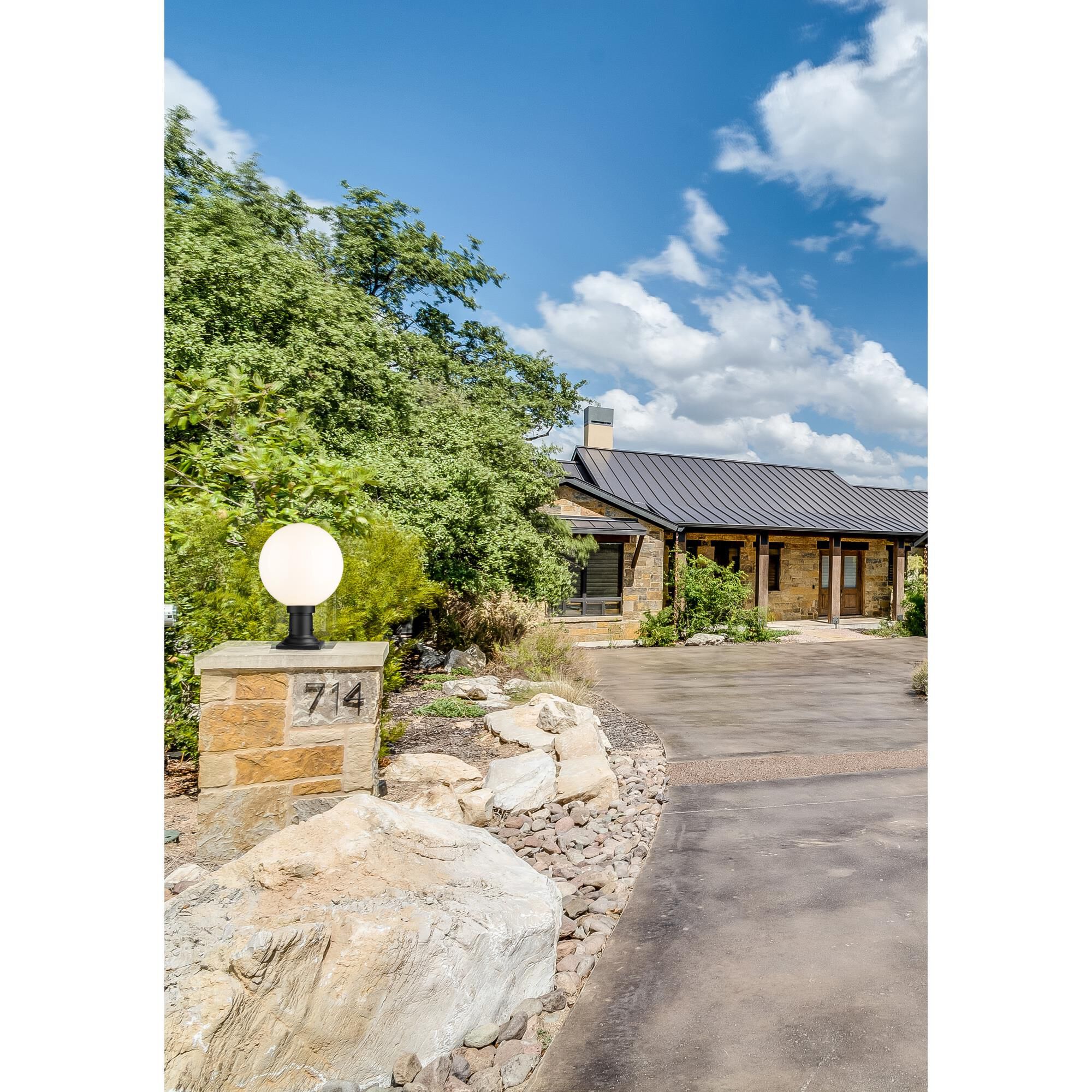 Z-Lite Laurent 17 Inch Tall Outdoor Pier Lamp