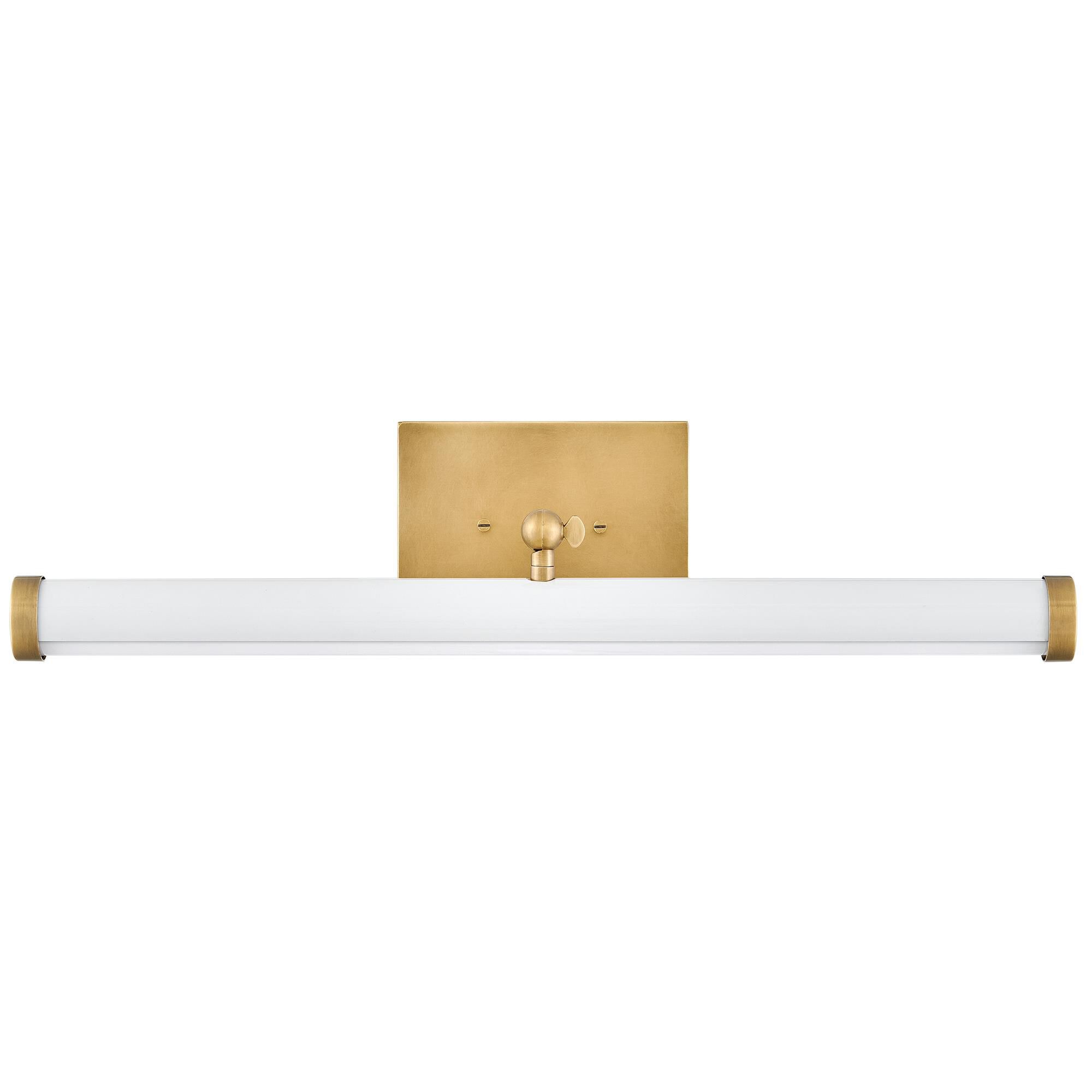 Shown in Heritage Brass finish and Acrylic Lens glass and Gloss White accent