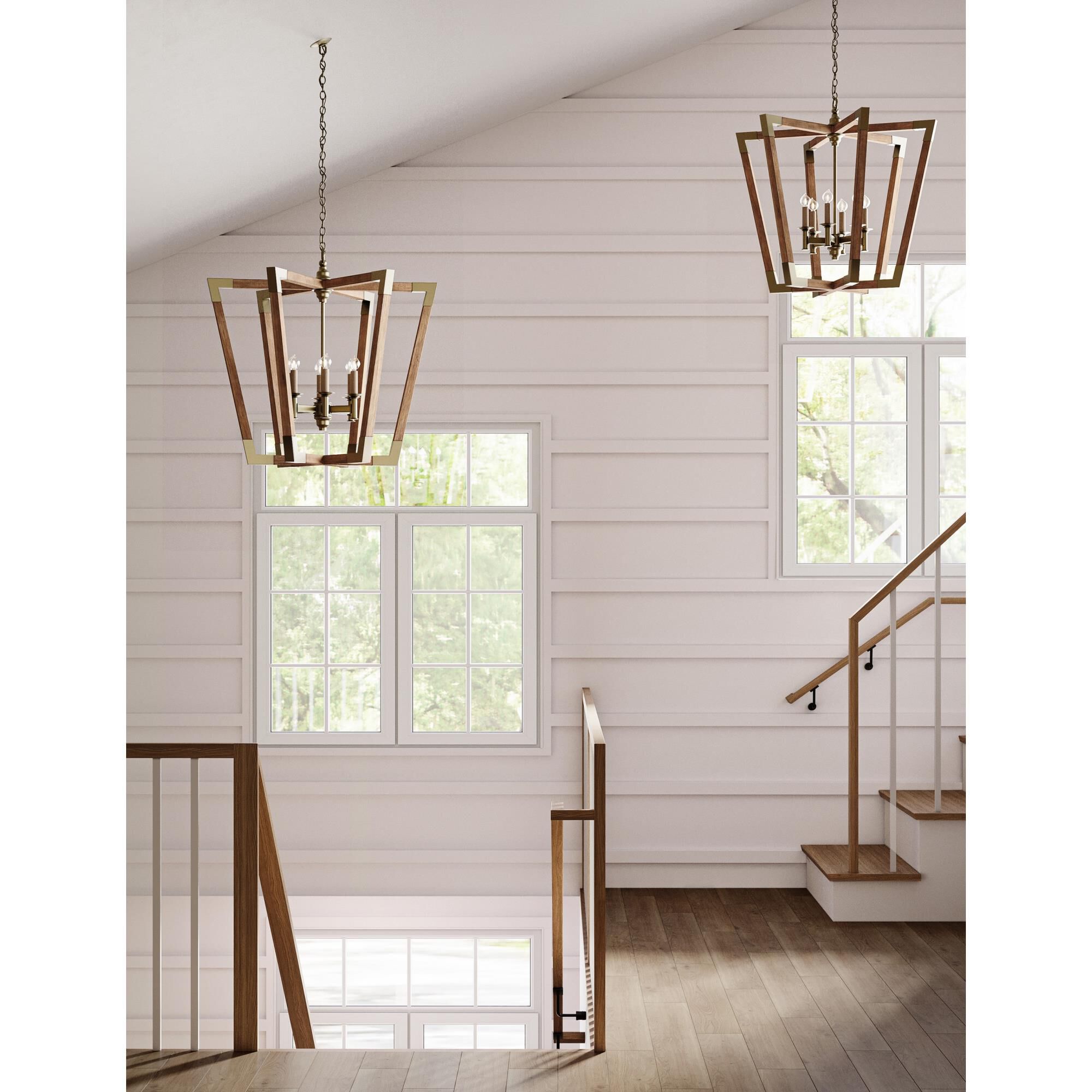 Bastian Chandelier 6 Light Chandelier by Currey and Company