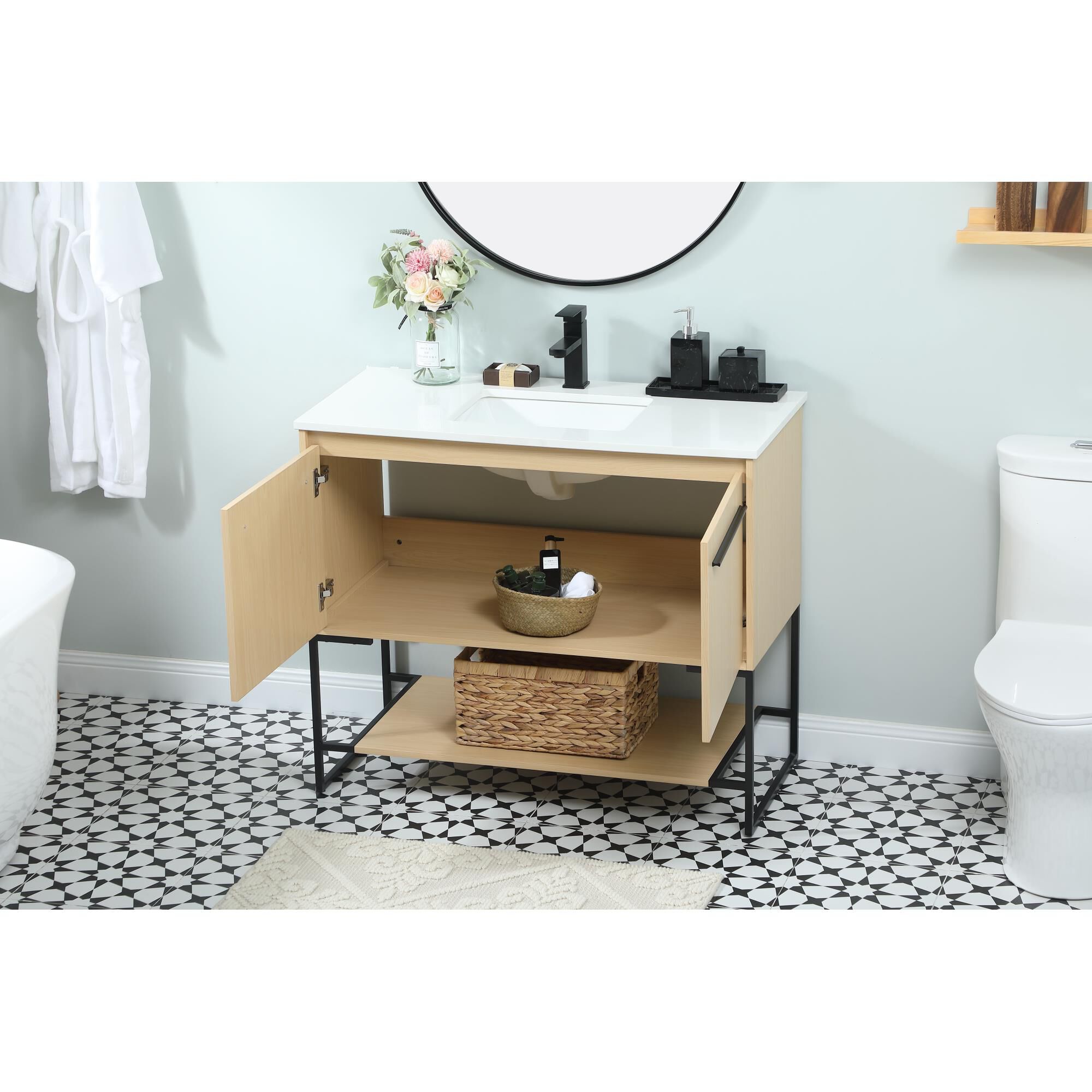 Shown in Maple finish