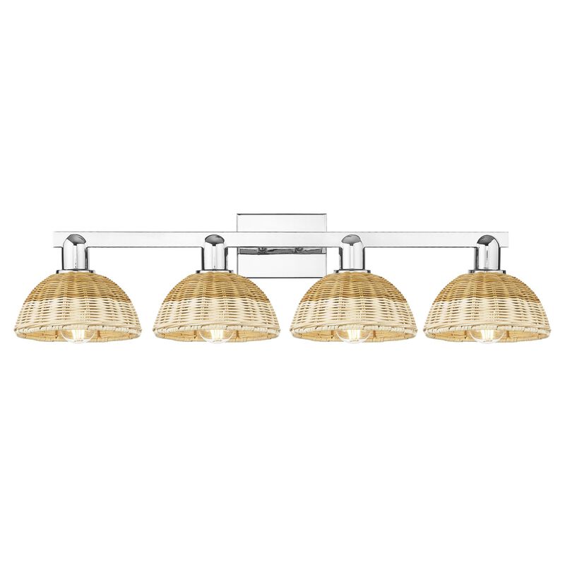 Bruno Marashlian Natural Ballston Dome 36 Inch Bath Vanity Light by Innovations Lighting