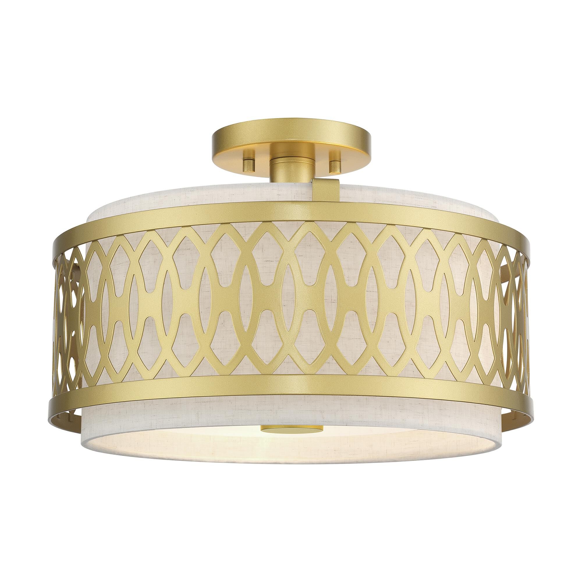Vistaview 15 Inch Semi Flush Mount by Livex Lighting