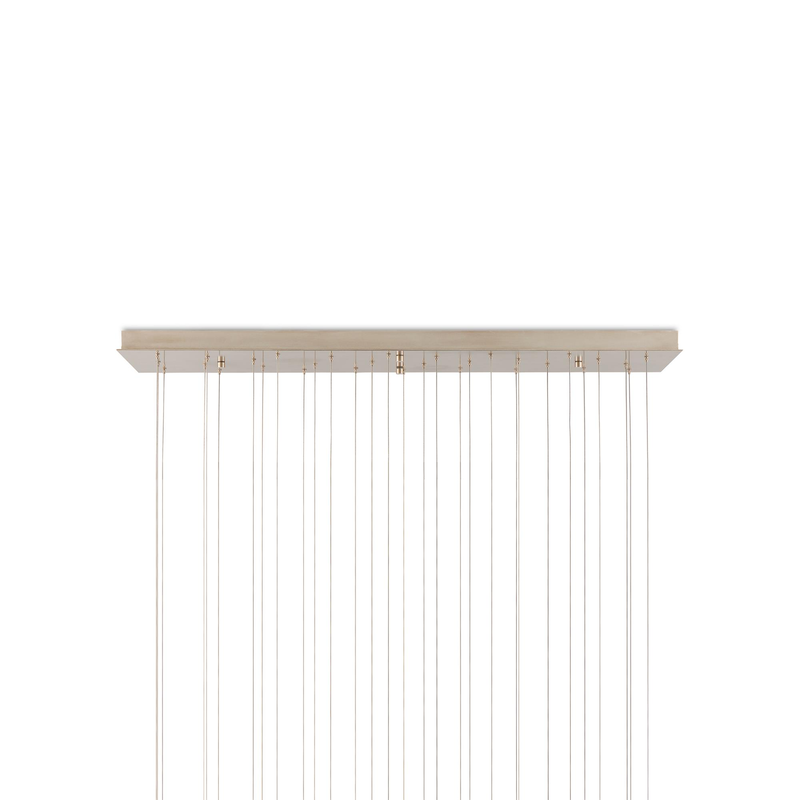 Pathos 54 Inch Linear Chandelier by Currey & Company
