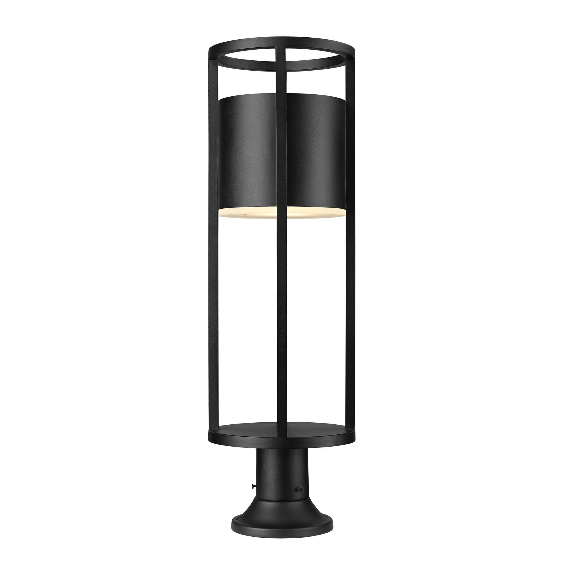 Shown in Black finish and Etched glass