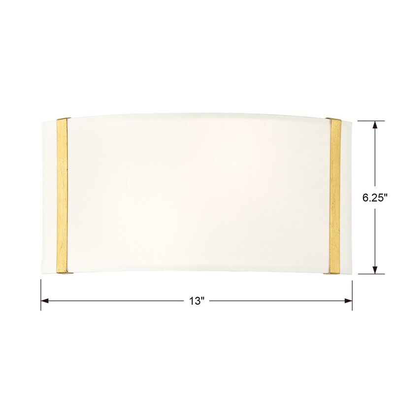 Fulton 13 Inch Wall Sconce by Crystorama