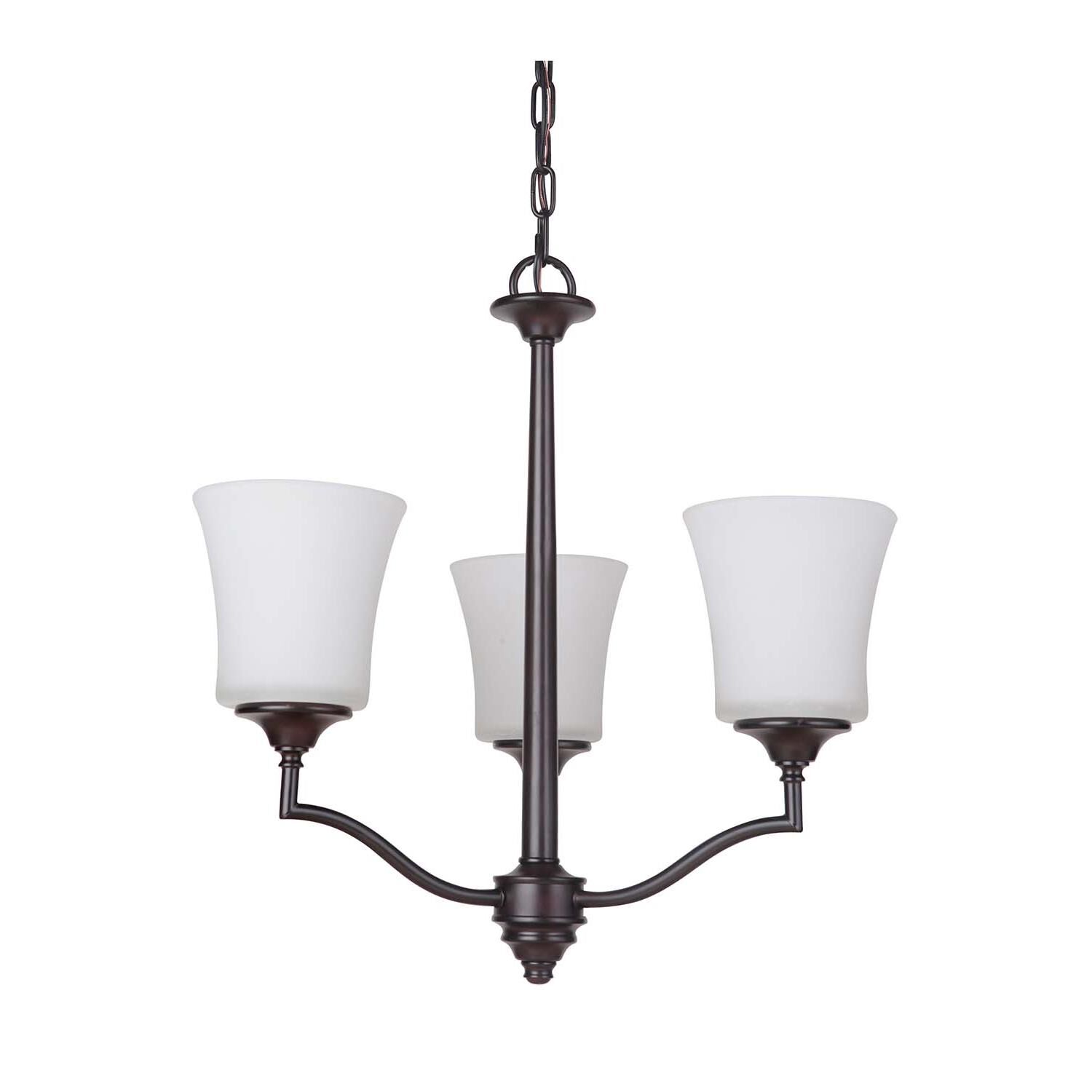 Helena 20 Inch 3 Light Mini Chandelier by Craftmade
