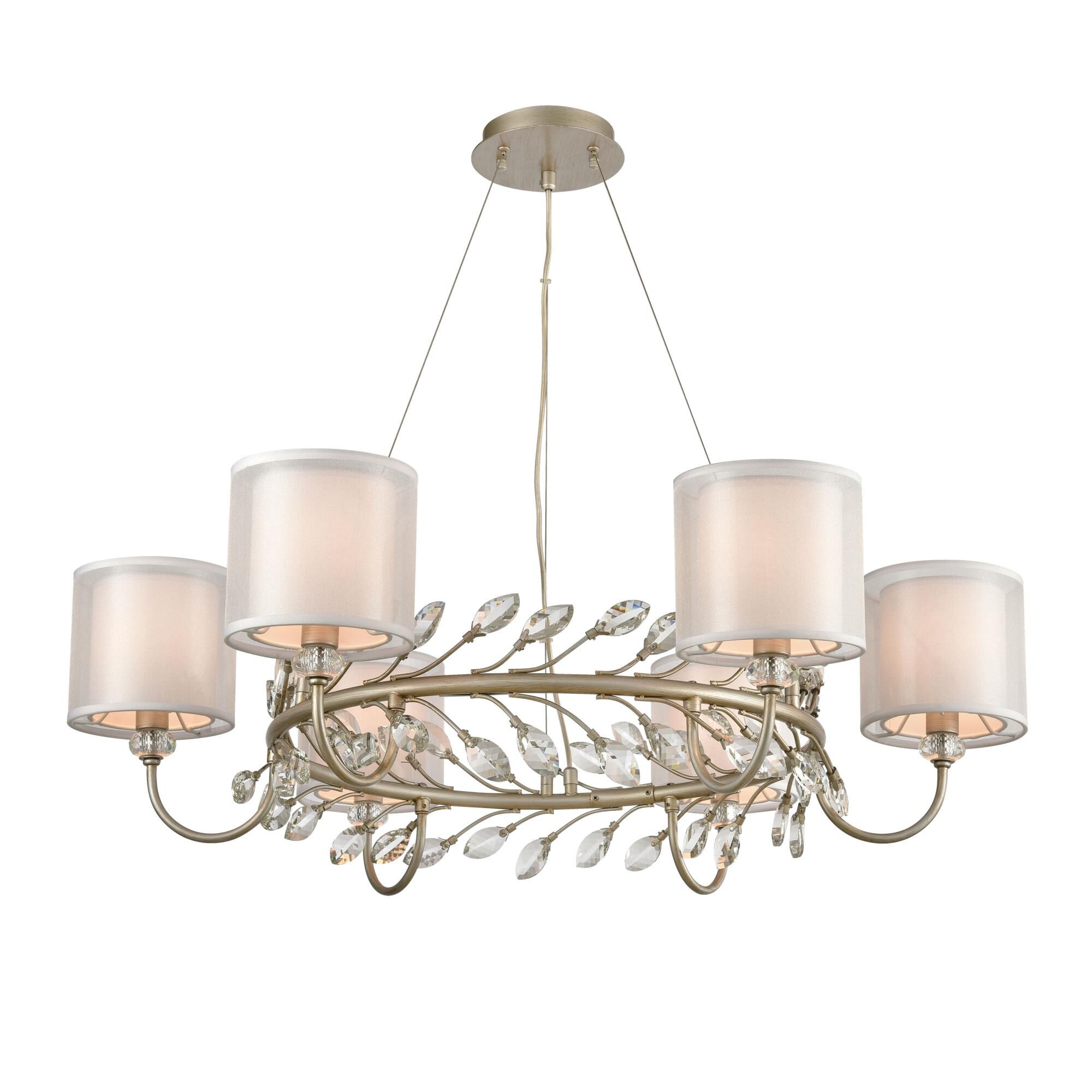 Asbury 34 Inch 6 Light Chandelier by ELK Lighting