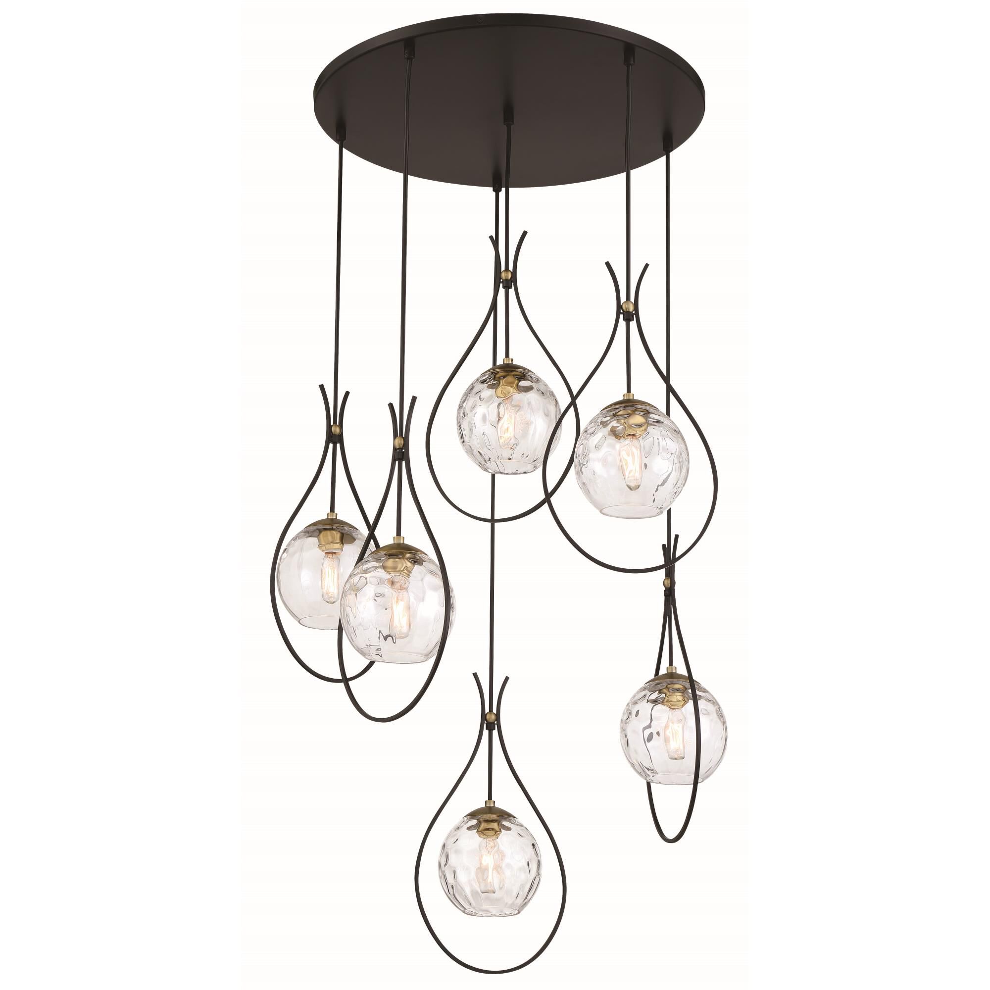 Cody 28 Inch 6 Light Multi Light Pendant by Minka Lavery