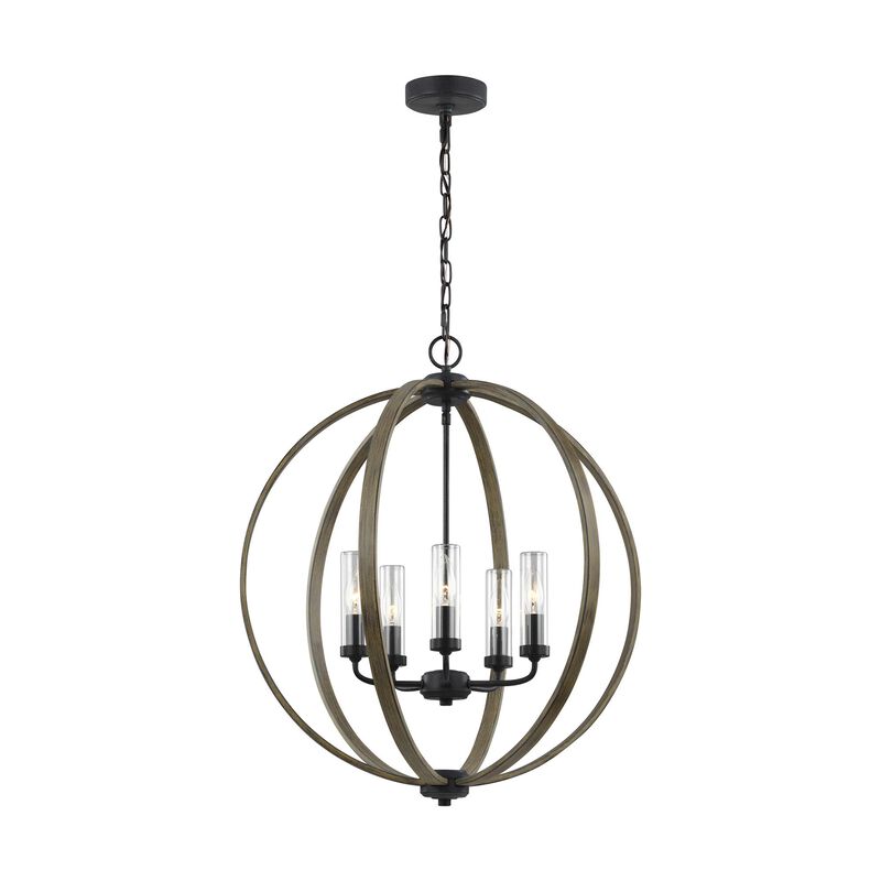 Sean Lavin Allier 24 Inch 5 Light Chandelier by Visual Comfort Studio Collection