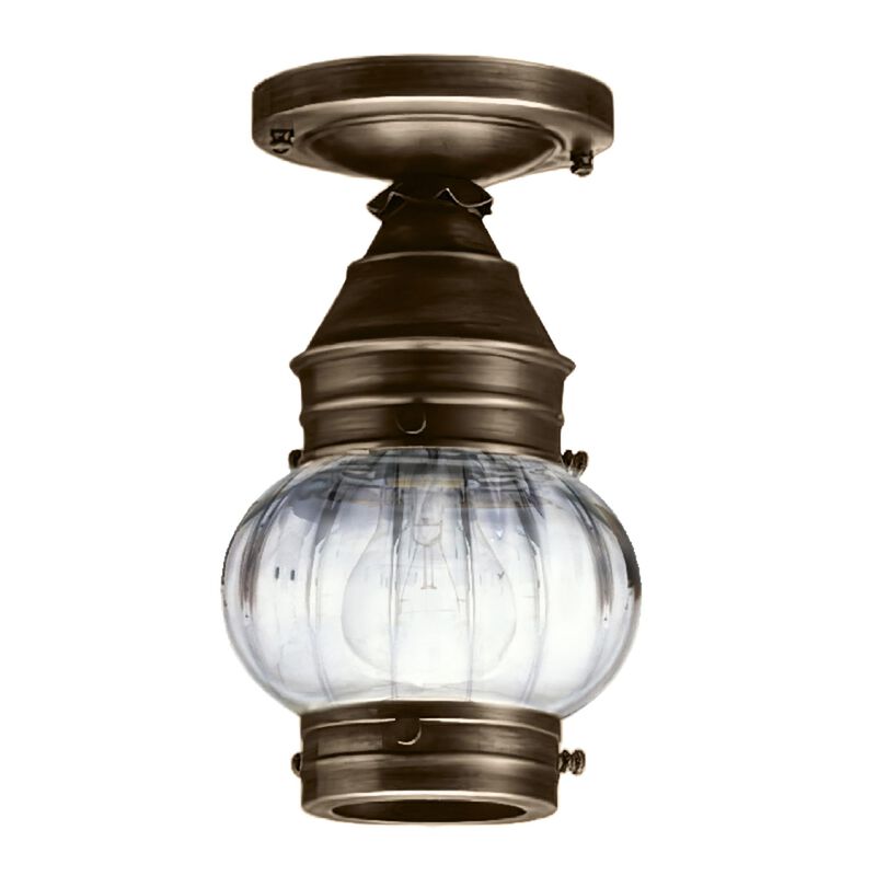 Onion 6 Inch Outdoor Flush Mount by Northeast Lantern