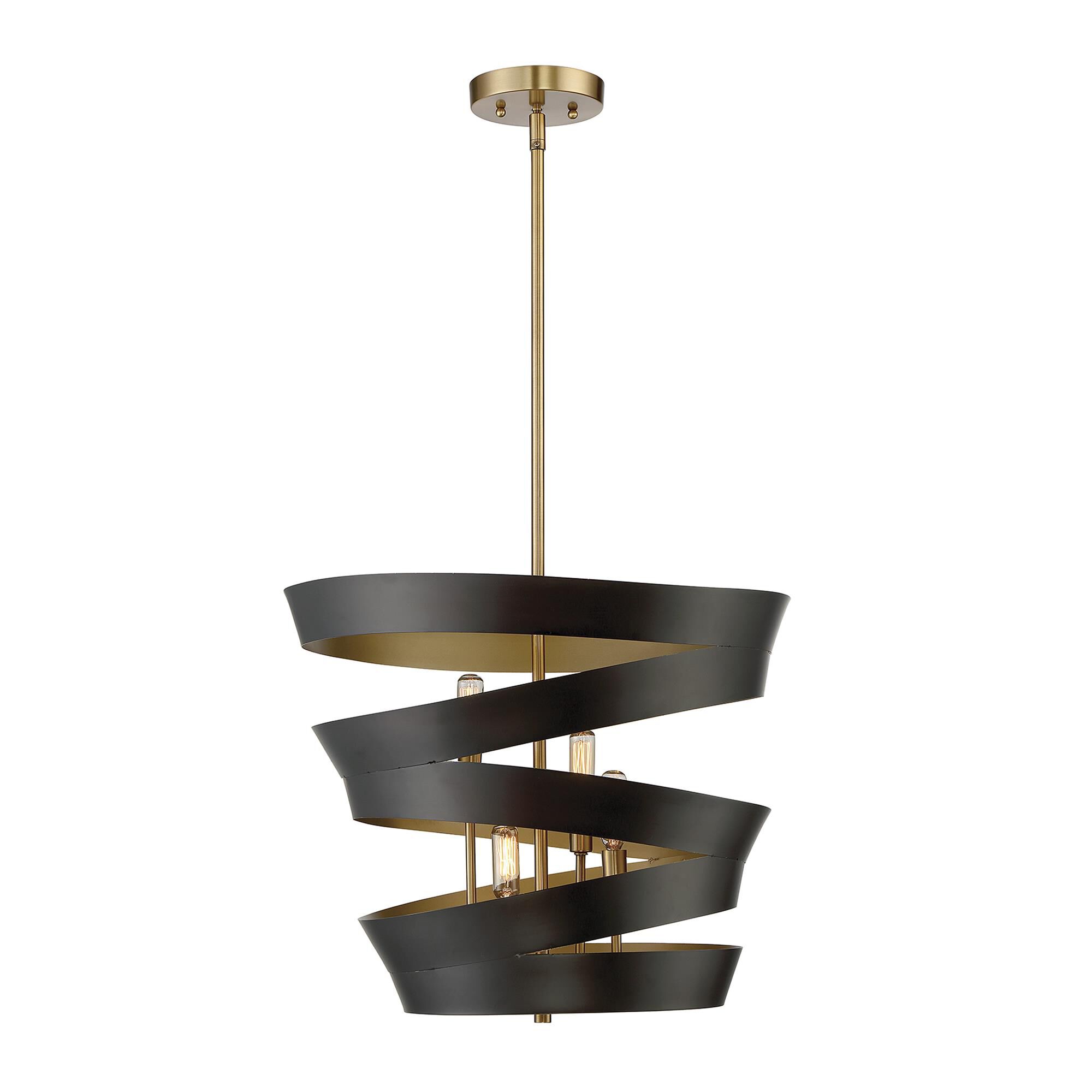 Shown in Matte Black With Gold finish