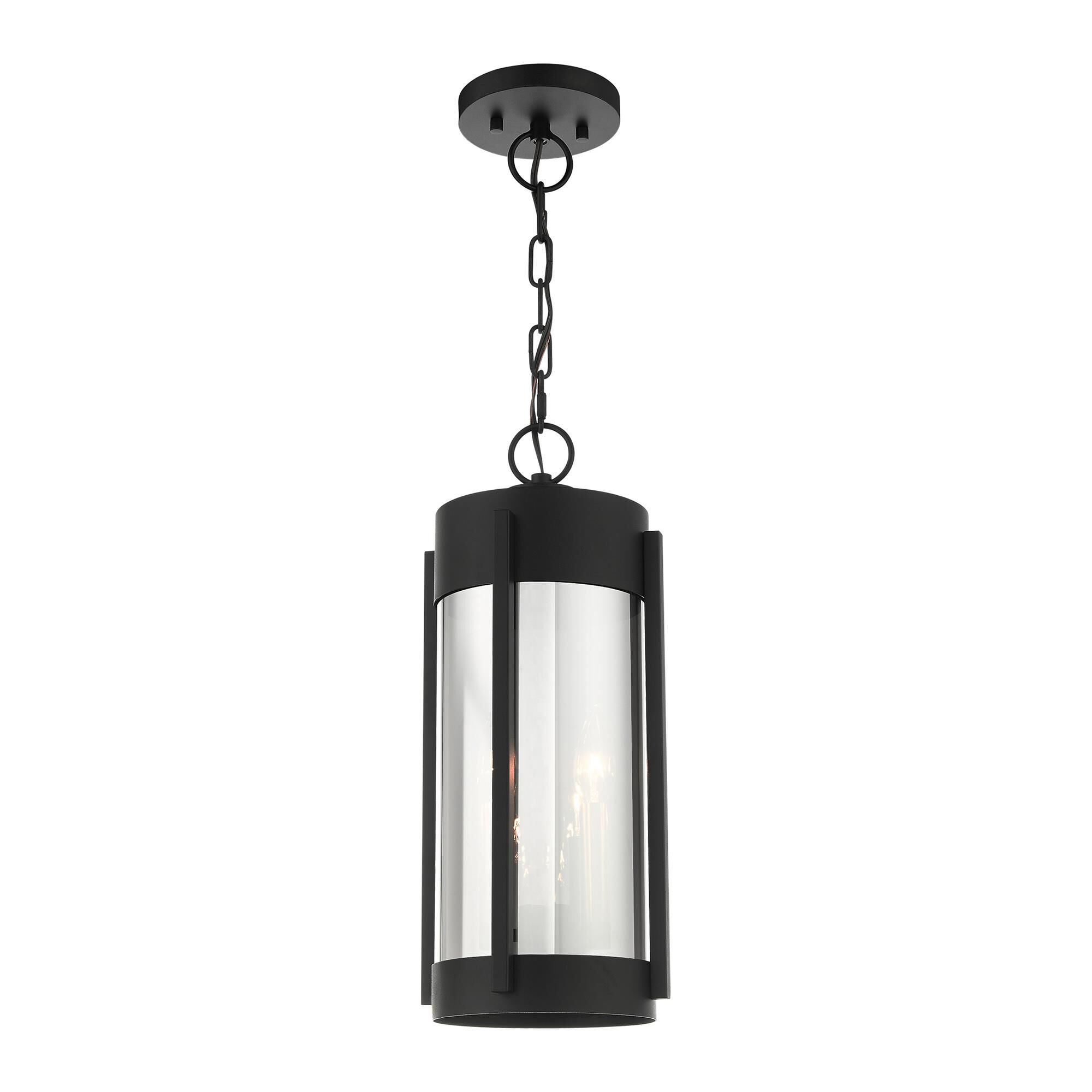 Shown in Black With Brushed Nickel Candles finish and Electrical Plated Smoke glass and Electrical Plated Smoke Glass shade