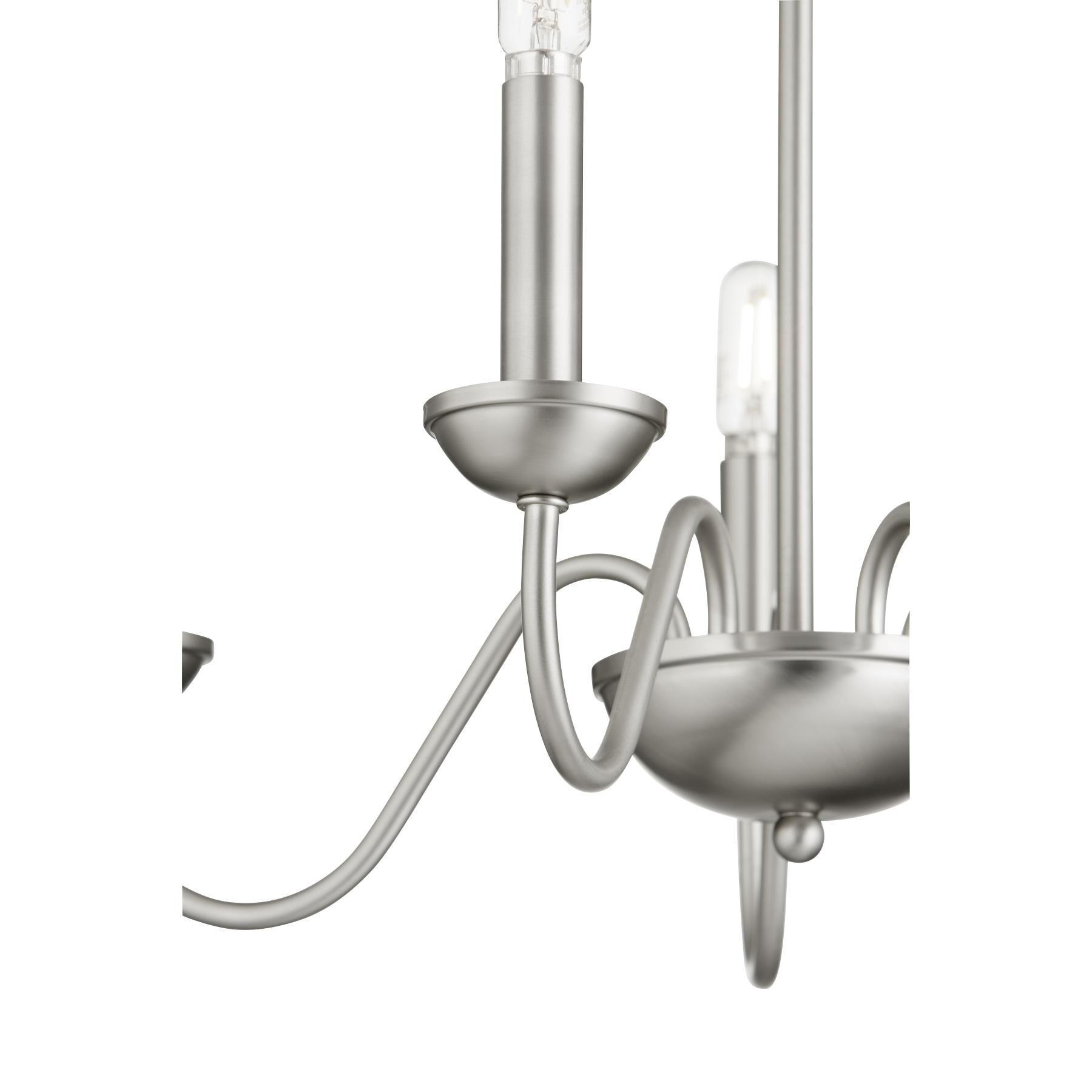 Shown in Satin Nickel finish