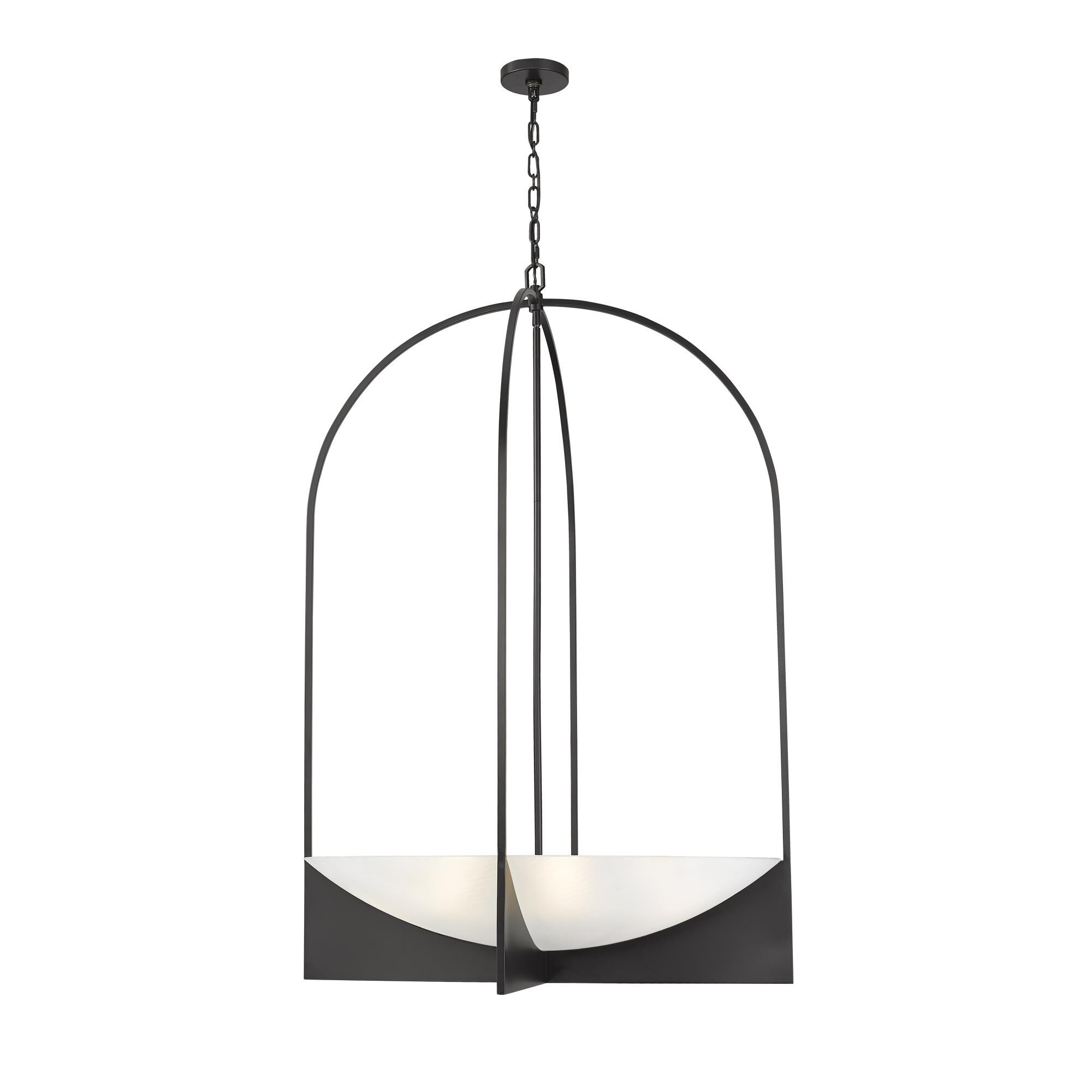 Shown in Matte Black finish and Sand Blast glass and Sand Blast shade