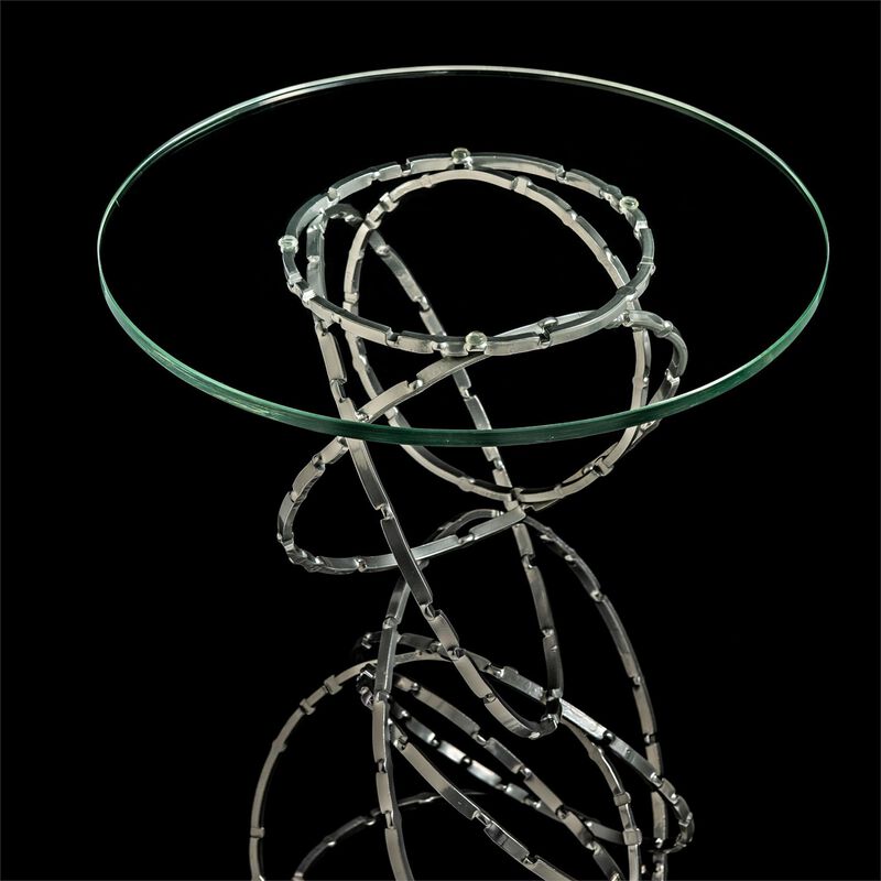 Olympus 24 Inch Accent Table by Hubbardton Forge