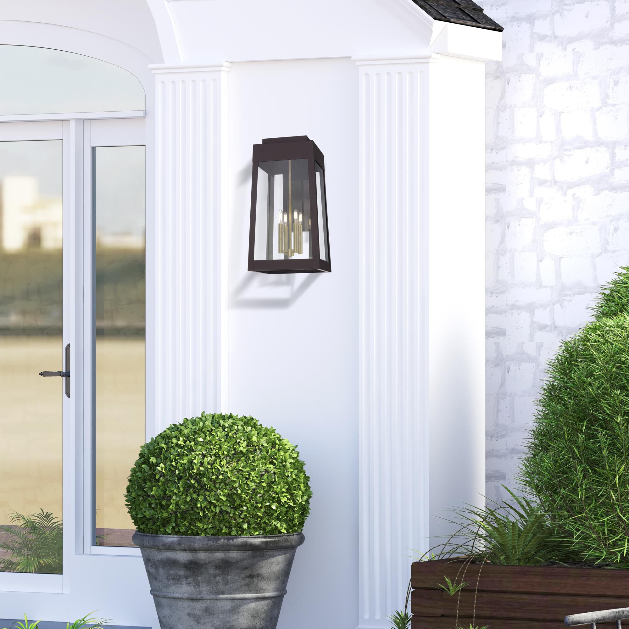 Oslo 14 Inch Outdoor Wall Light by Livex Lighting