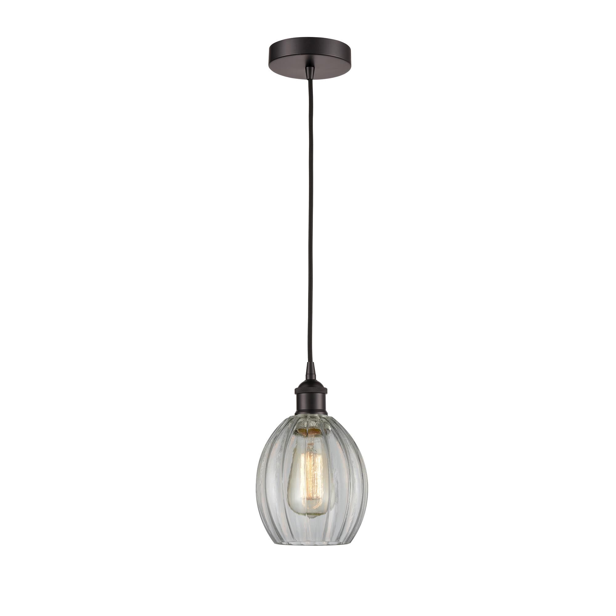 Shown in Oil Rubbed Bronze finish and Clear glass
