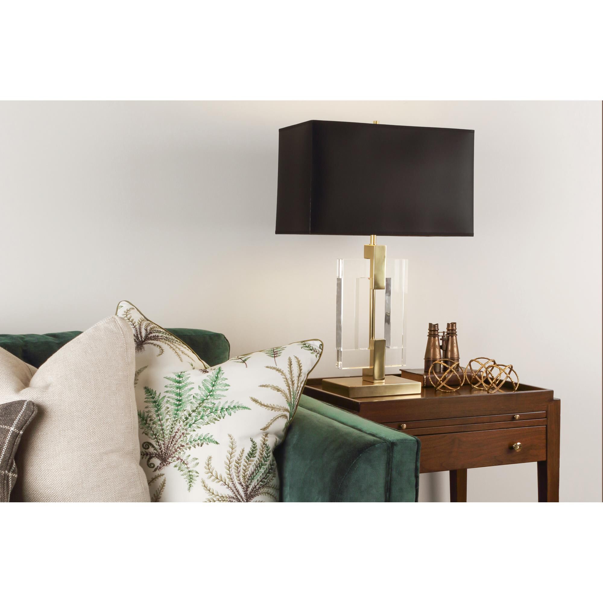 Shown in Modern Brass Finish W/ Crystal Accents finish