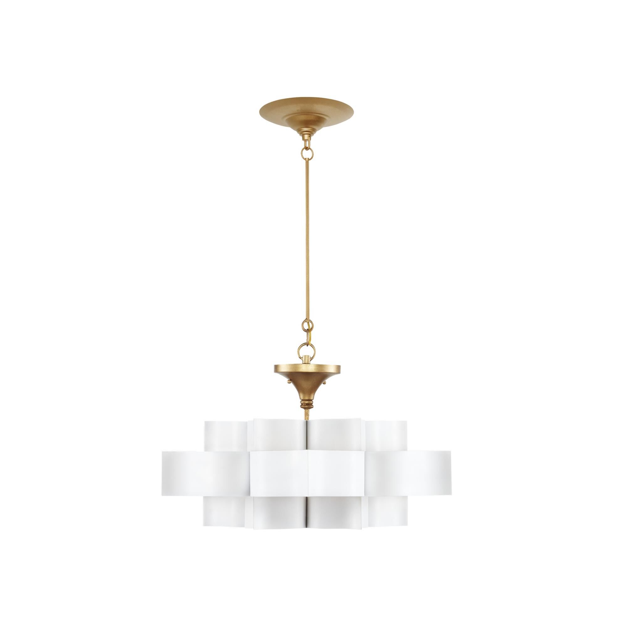 Grand Lotus 20 Inch Mini Chandelier by Currey and Company