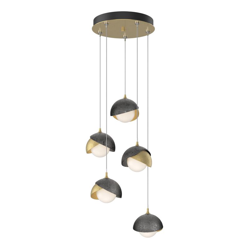 Brooklyn 16 Inch 5 Light Multi Light Pendant by Hubbardton Forge
