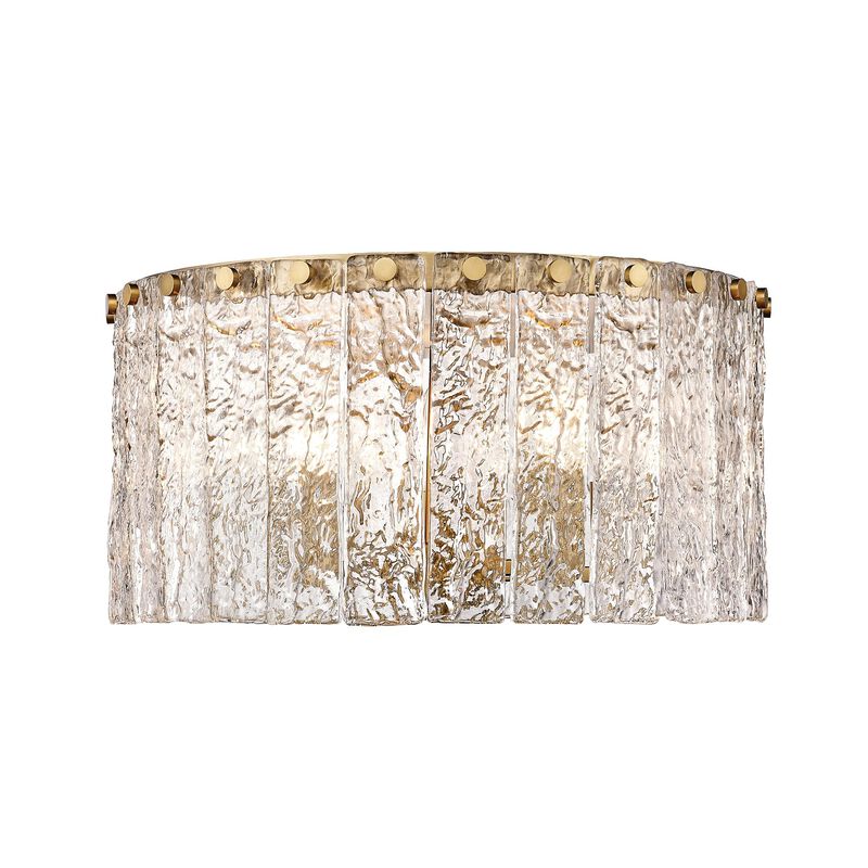 Glacier 16 Inch 5 Light Flush Mount by Z-Lite